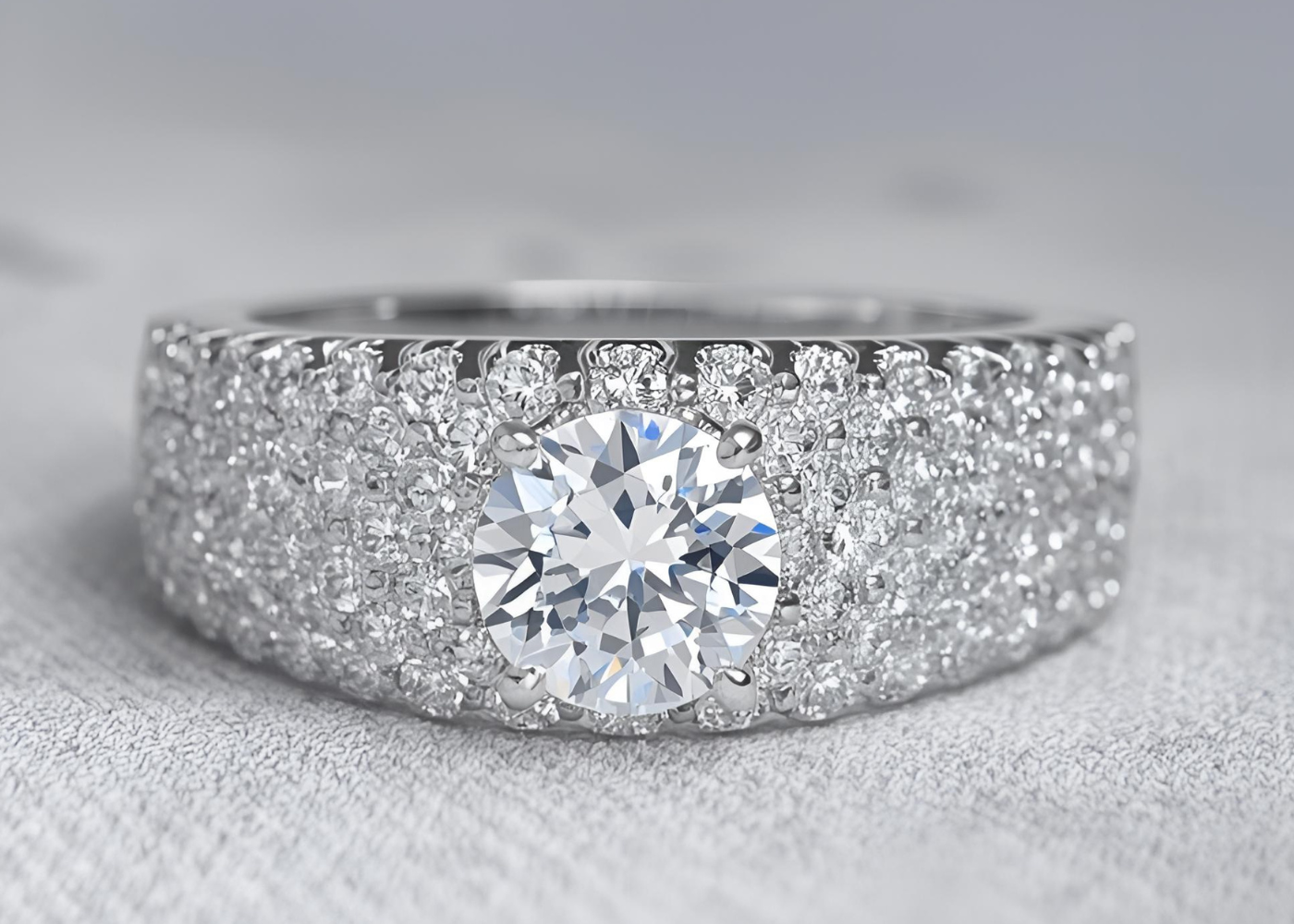 💠 Guía de joyas: anillos con pavé — destellos continuos en cada movimiento
