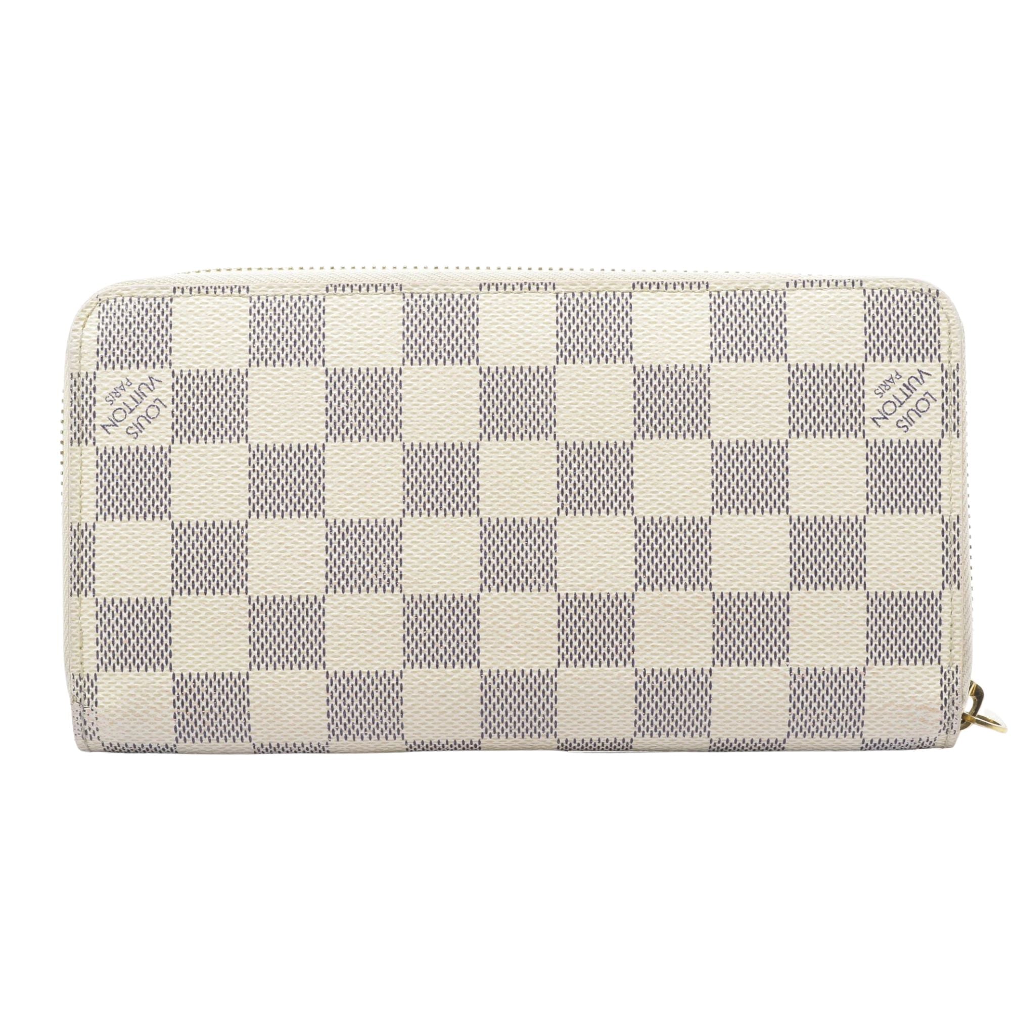 Louis Vuitton Zippy Wallet Damier Azur Canvas
