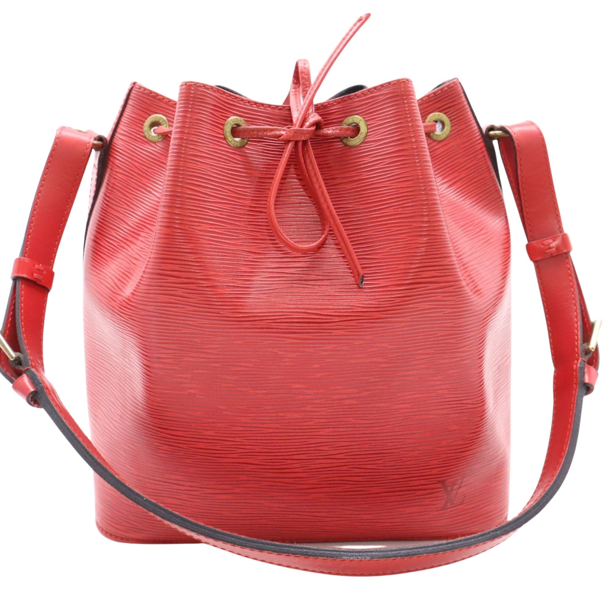 Louis Vuitton Noé Epi Red Shoulder Bag