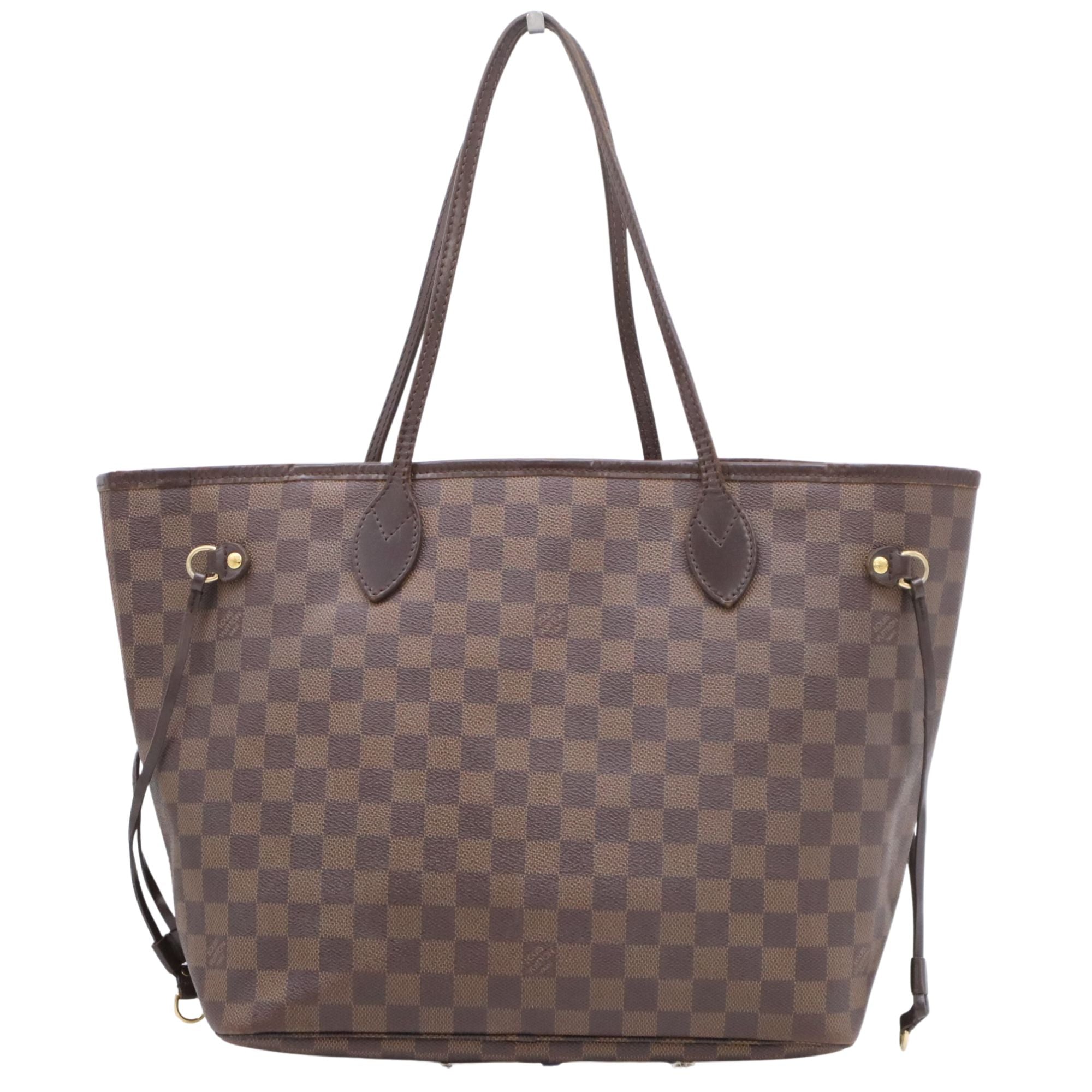 Louis Vuitton Neverfull MM Damier Ebene Tote Bag