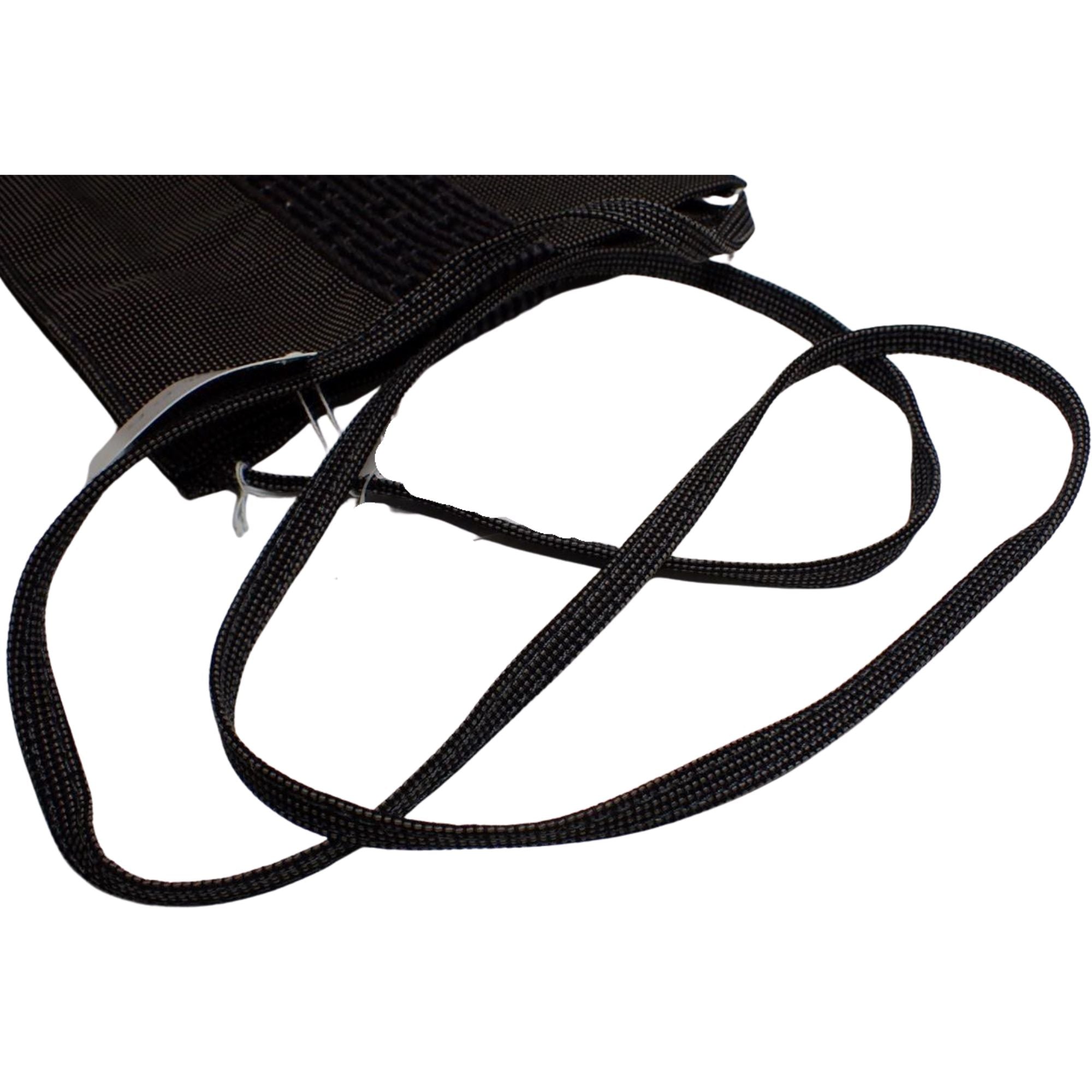 Hermès Herline PM Canvas Shoulder Bag Grey Black