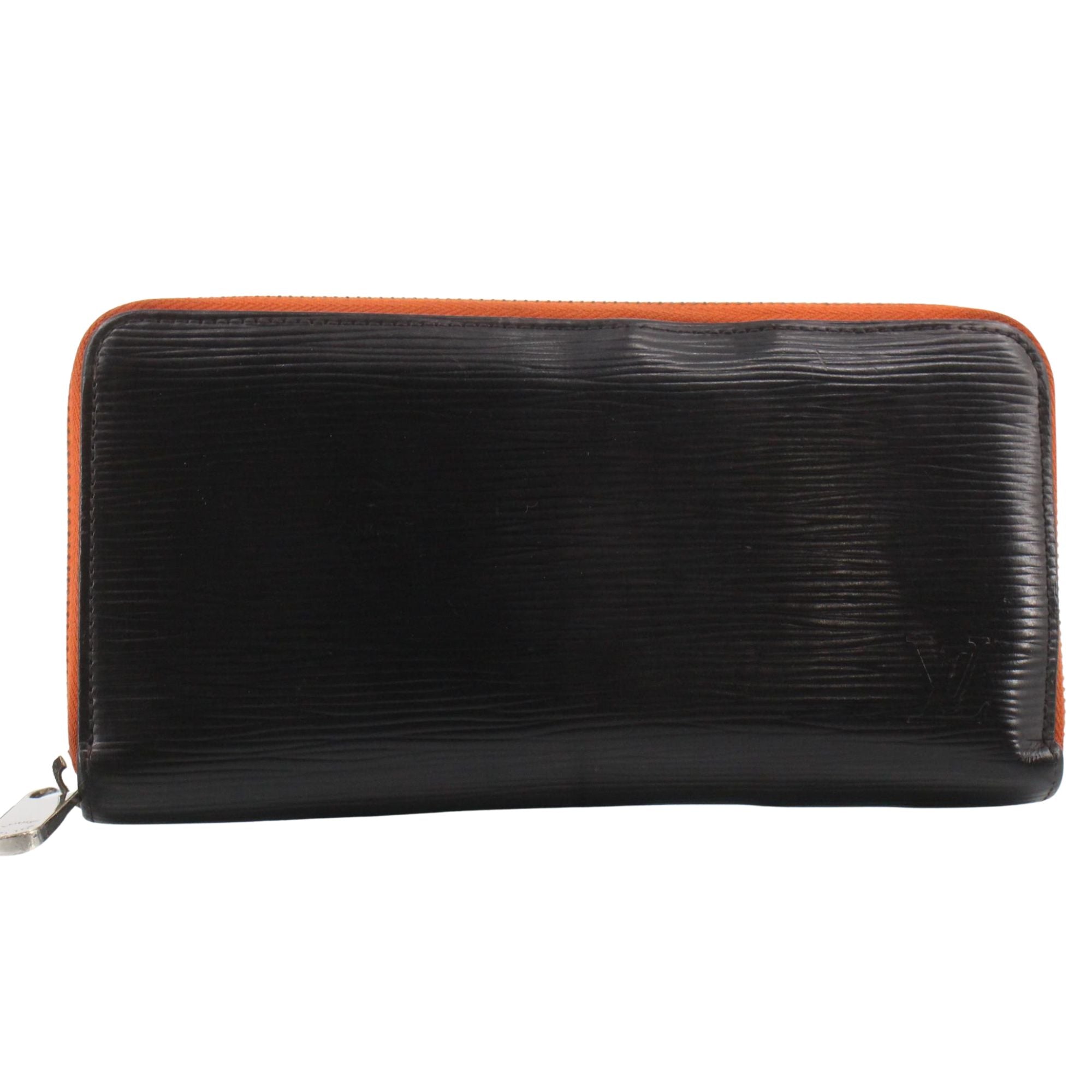 Cartera Louis Vuitton Epi negra con interior naranja