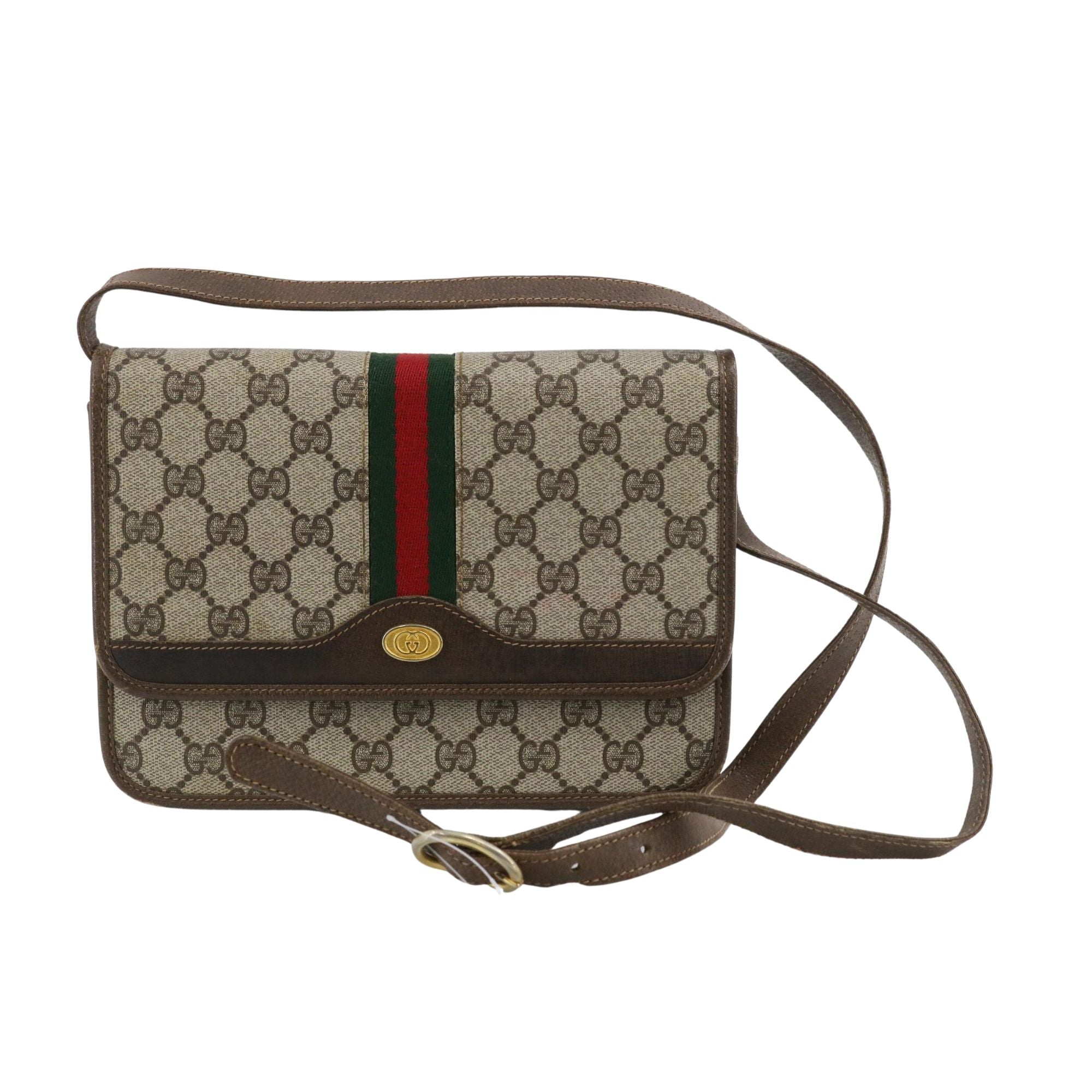 Gucci Vintage GG Supreme Web Shoulder Bag