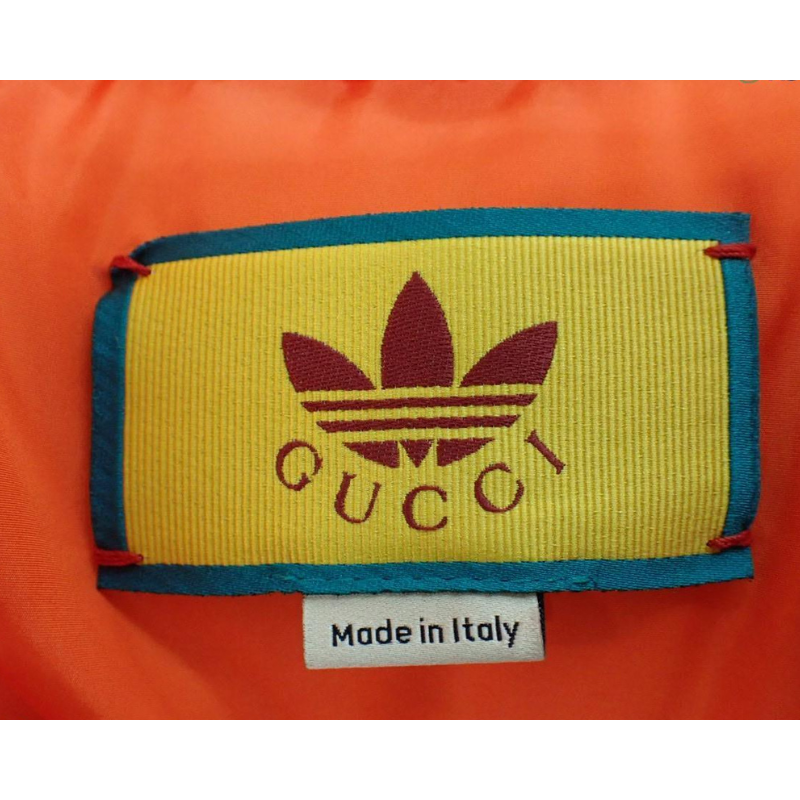 Chaqueta Plumífero adidas x Gucci Naranja – Edición Limitada 2022 – Talla L – XL (España)