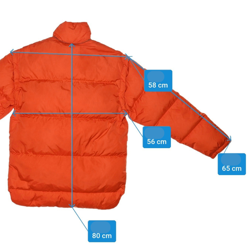 Chaqueta Plumífero adidas x Gucci Naranja – Edición Limitada 2022 – Talla L – XL (España)