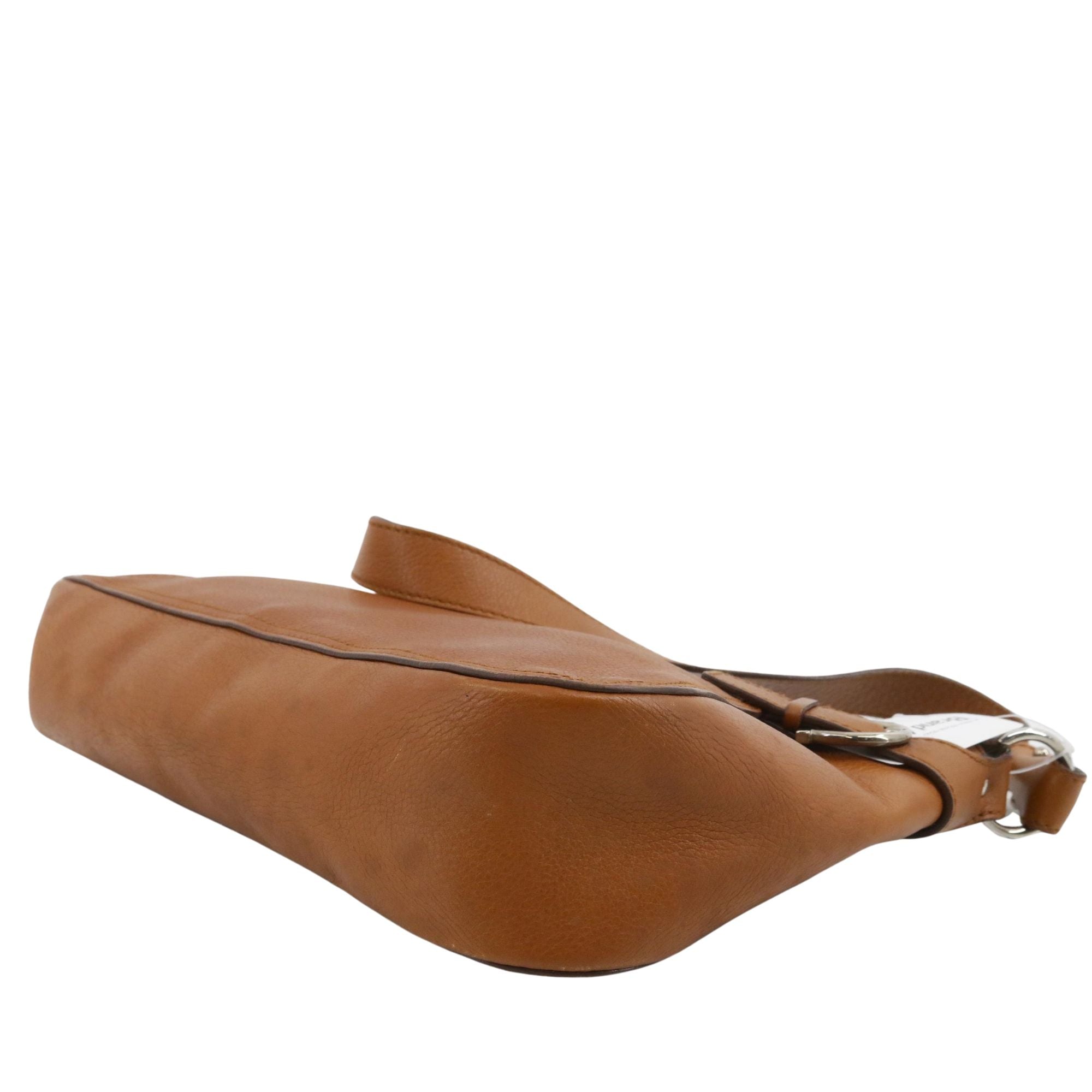 Salvatore Ferragamo Bolso Hobo de Piel Color Camel