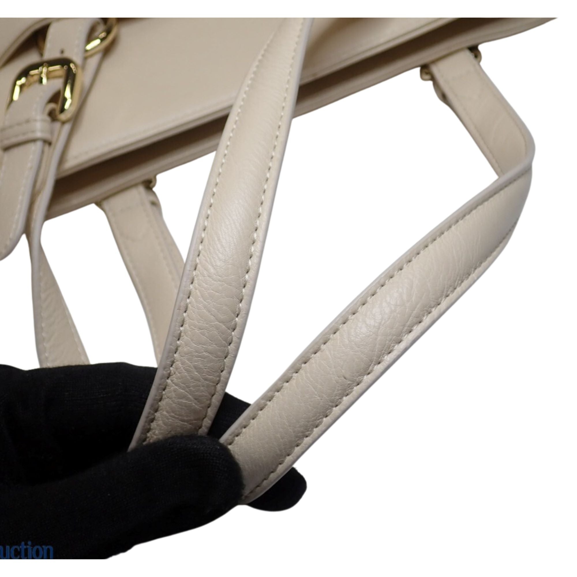 Samantha Thavasa Tote Bag Beige con Organizador Interior Extraíble