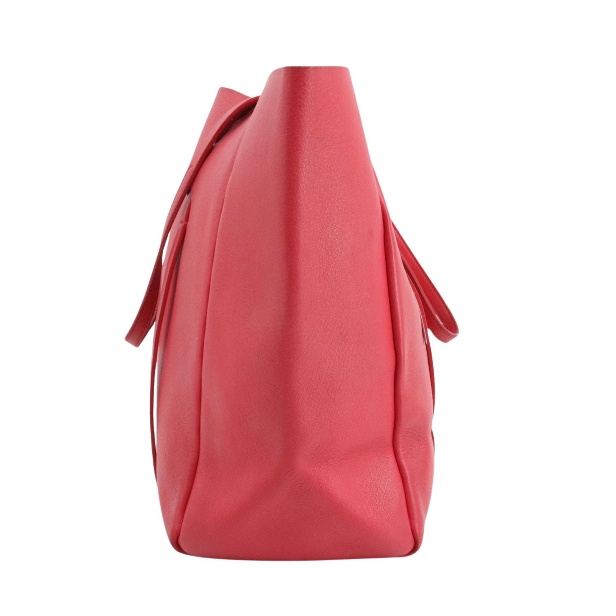 Bolso Tote Balenciaga en piel roja