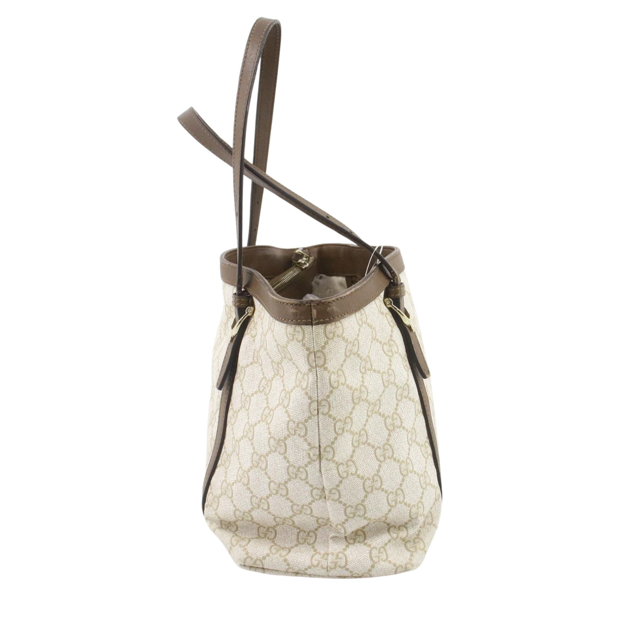 Gucci GG Canvas Tote Beige y Marrón