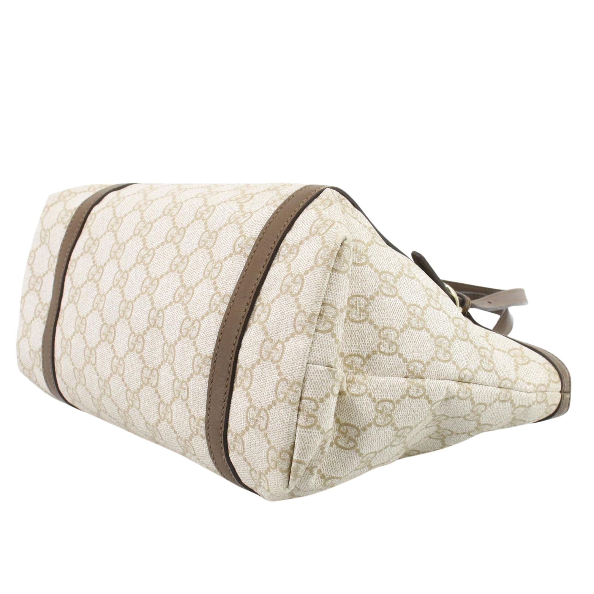 Gucci GG Canvas Tote Beige y Marrón