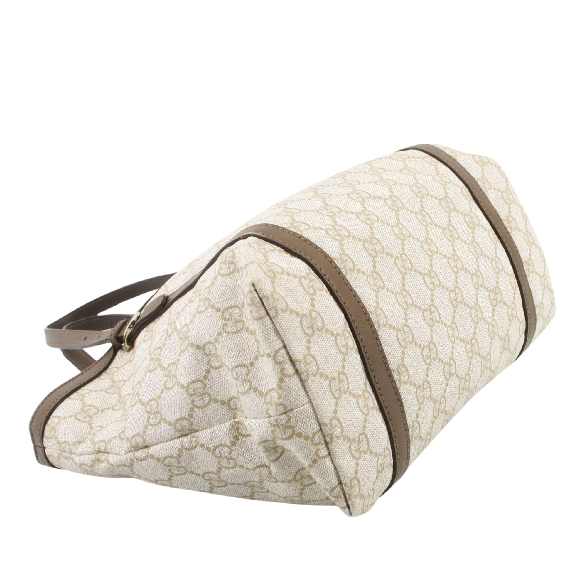 Gucci GG Canvas Tote Beige y Marrón