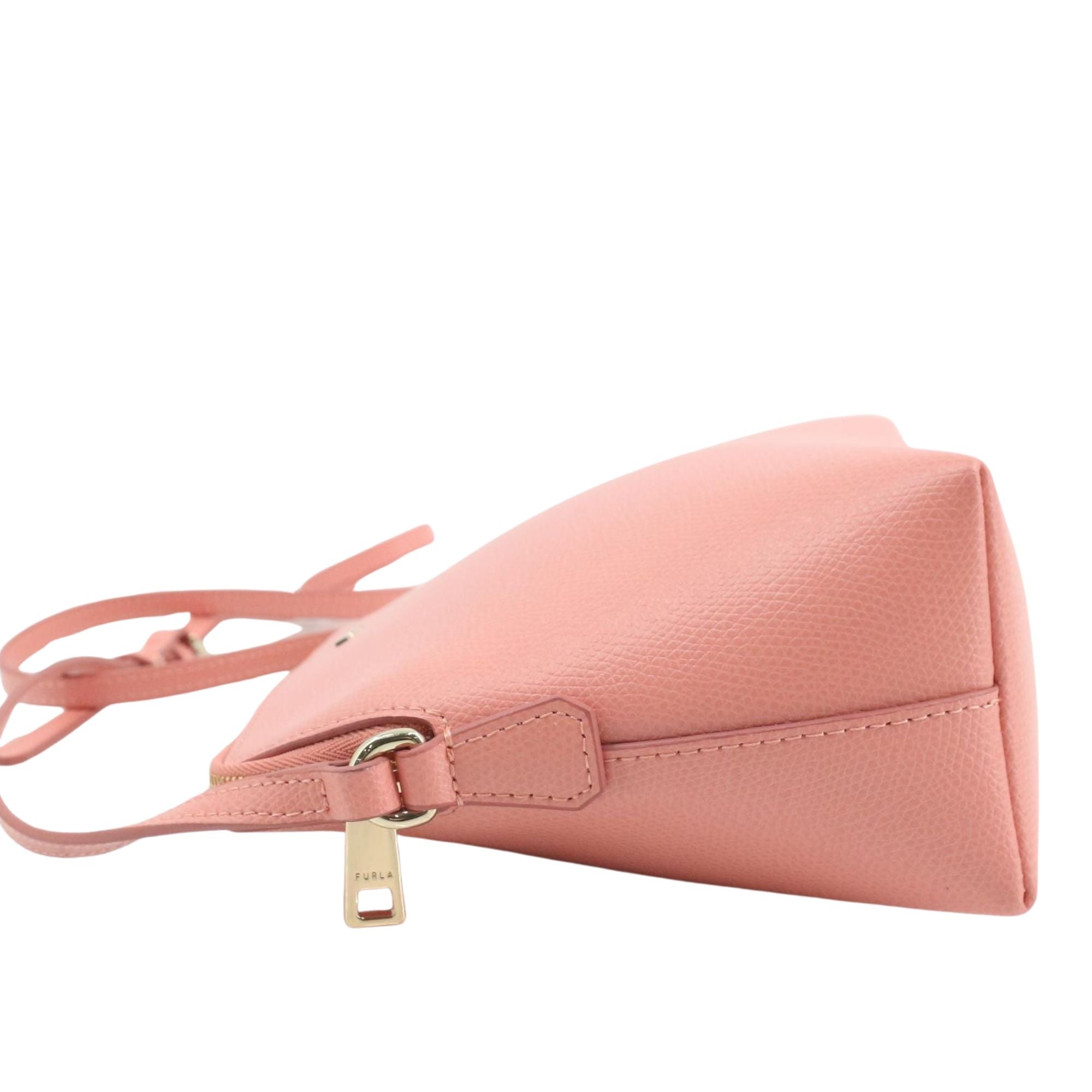 Furla Shoulder Bag Rosa con Pouch Floral