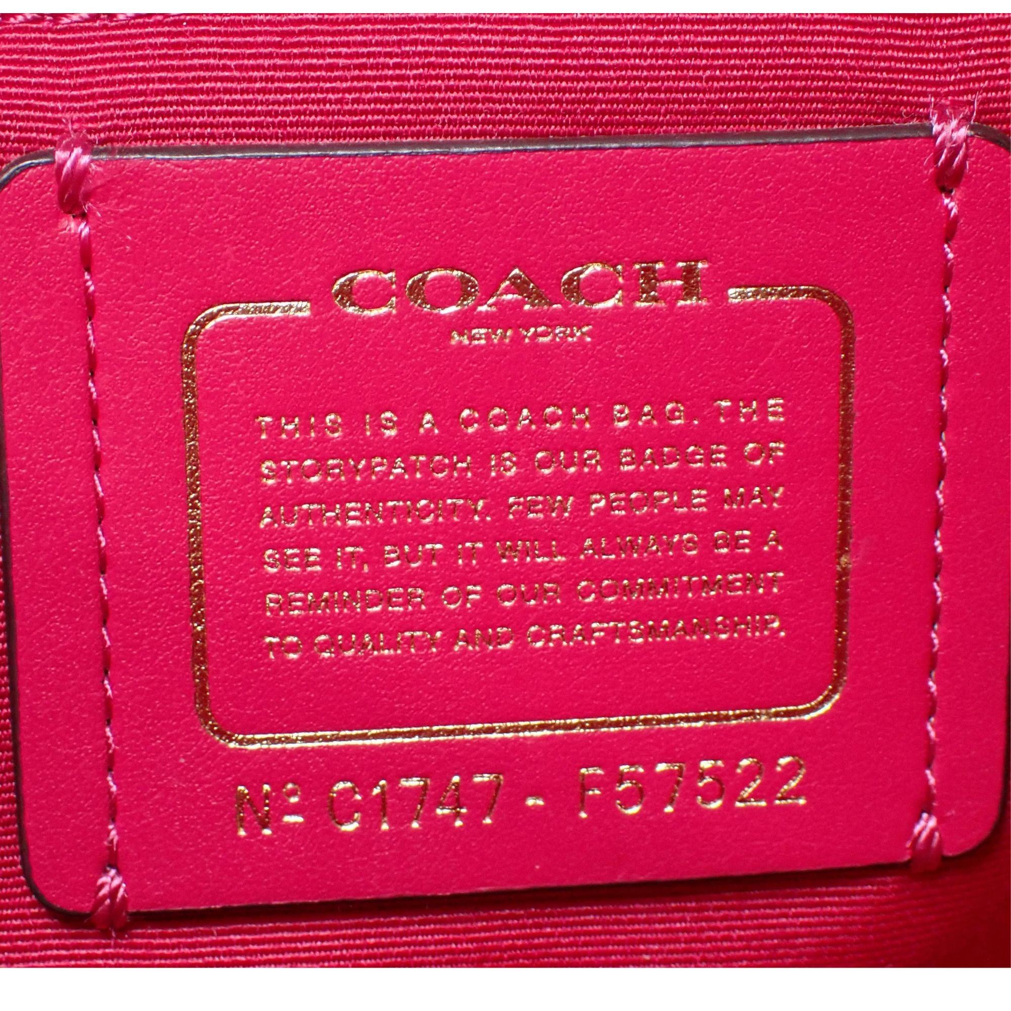 Coach City Tote Rosa Fucsia en Piel Saffiano