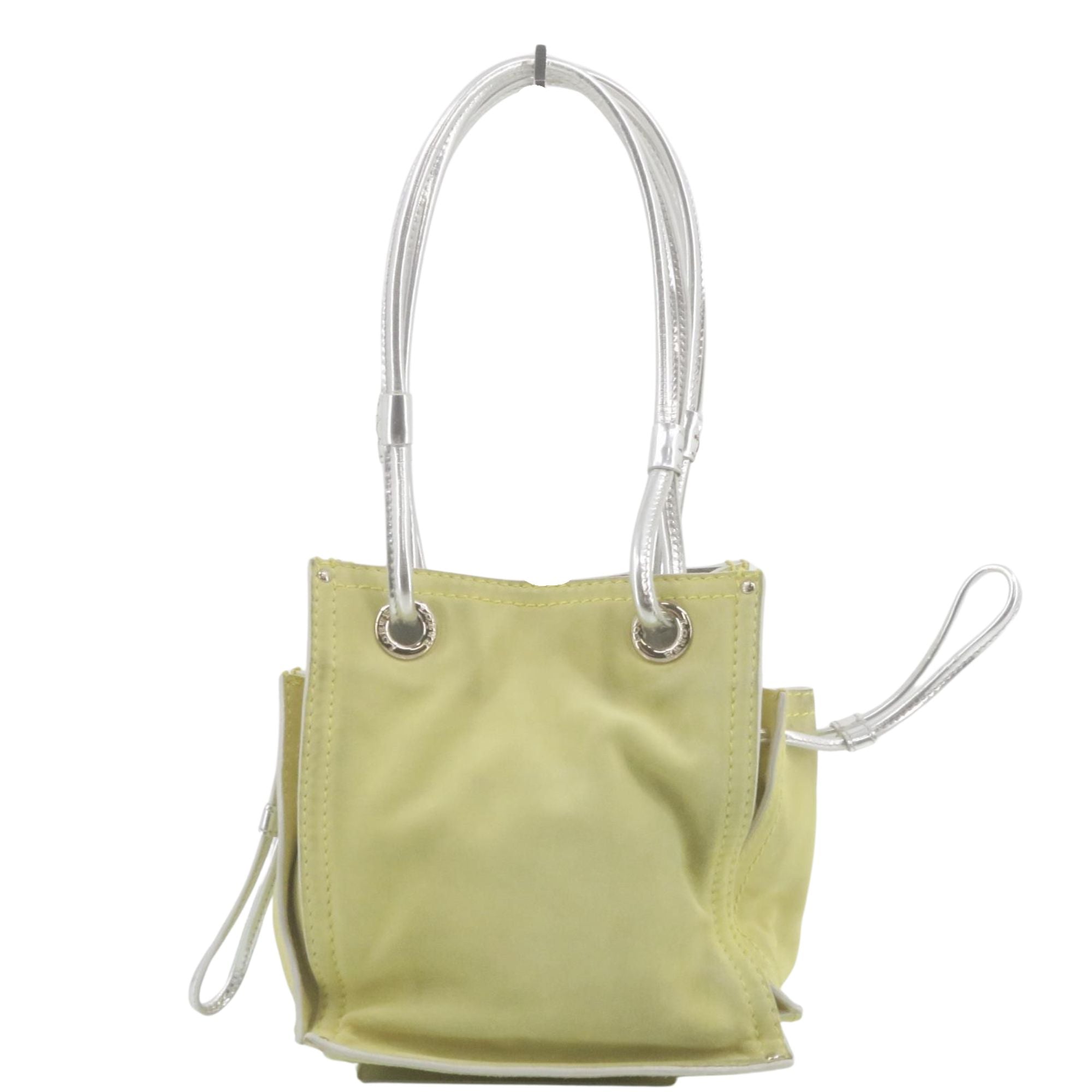 Loewe Mini Anagram Bucket Bag Verde Lima y Plata