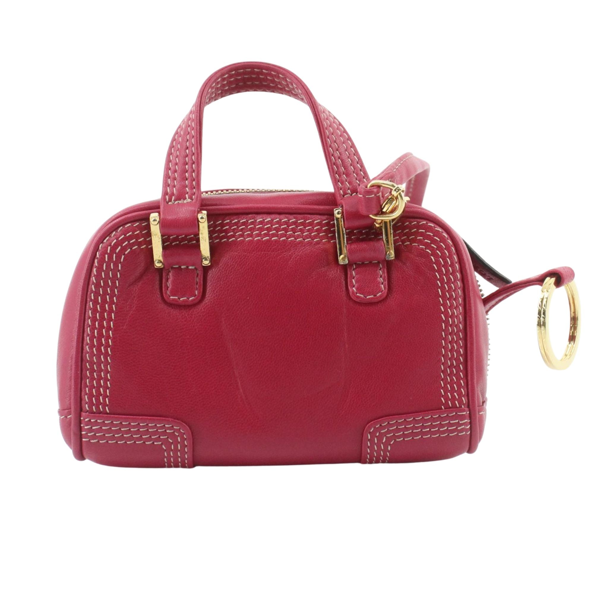 Loewe Mini Amazona Pink Leather Bag