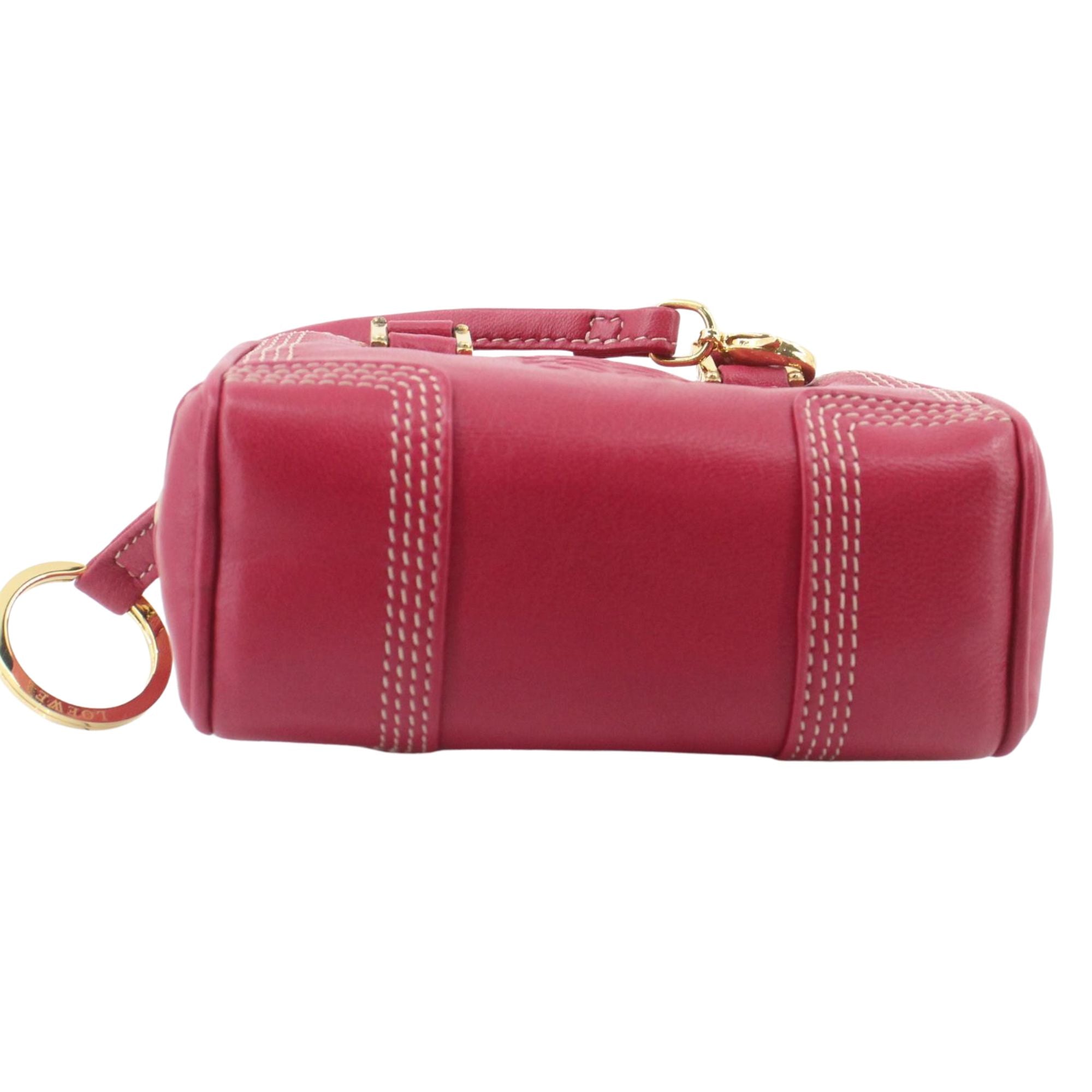 Loewe Mini Amazona Pink Leather Bag