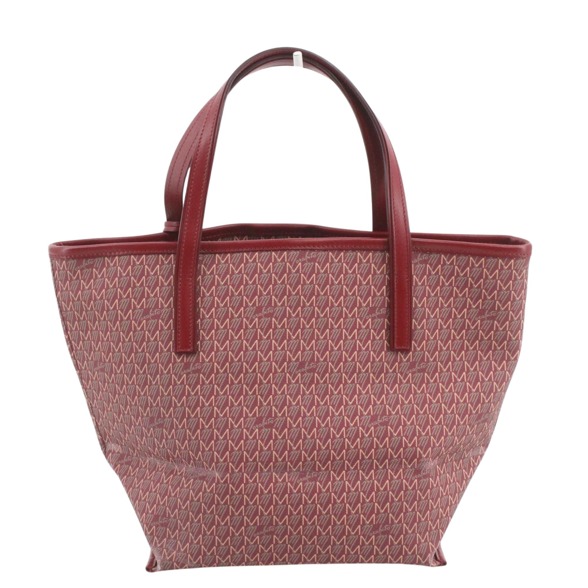 Morabito Paris bolso tote monograma burdeos
