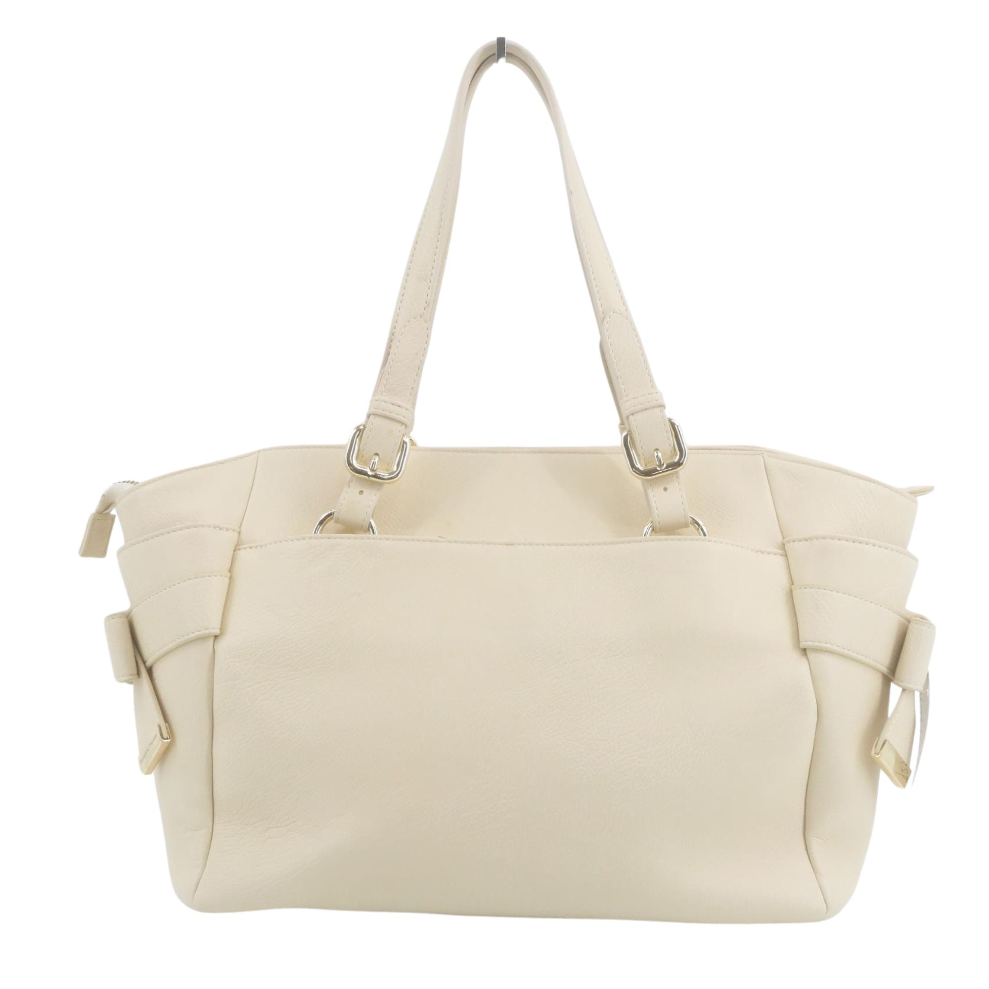 Samantha Thavasa Tote Bag Beige con Organizador Interior Extraíble