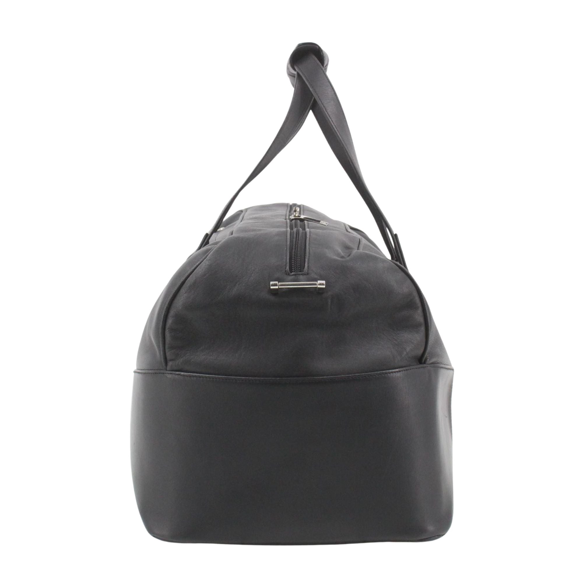 Bolsa de Viaje Loewe de Piel Negra – Elegancia Atemporal para el Viajero Sofisticado
