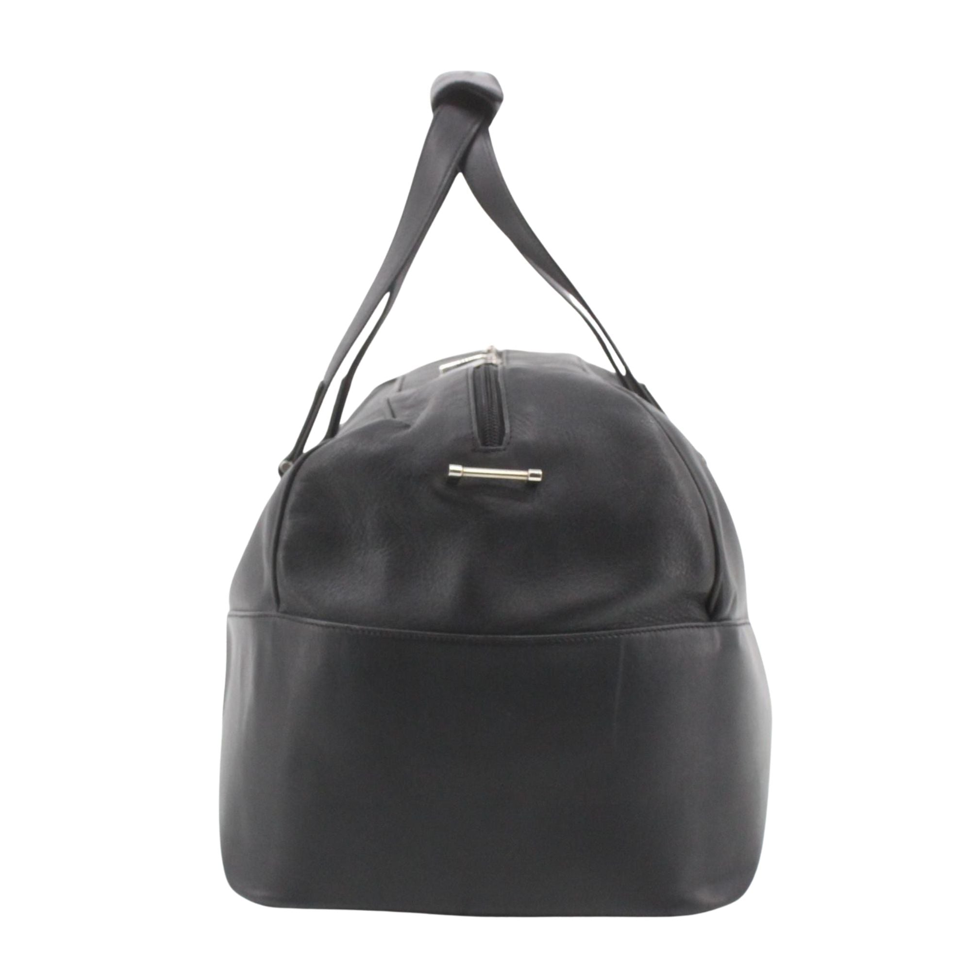 Bolsa de Viaje Loewe de Piel Negra – Elegancia Atemporal para el Viajero Sofisticado