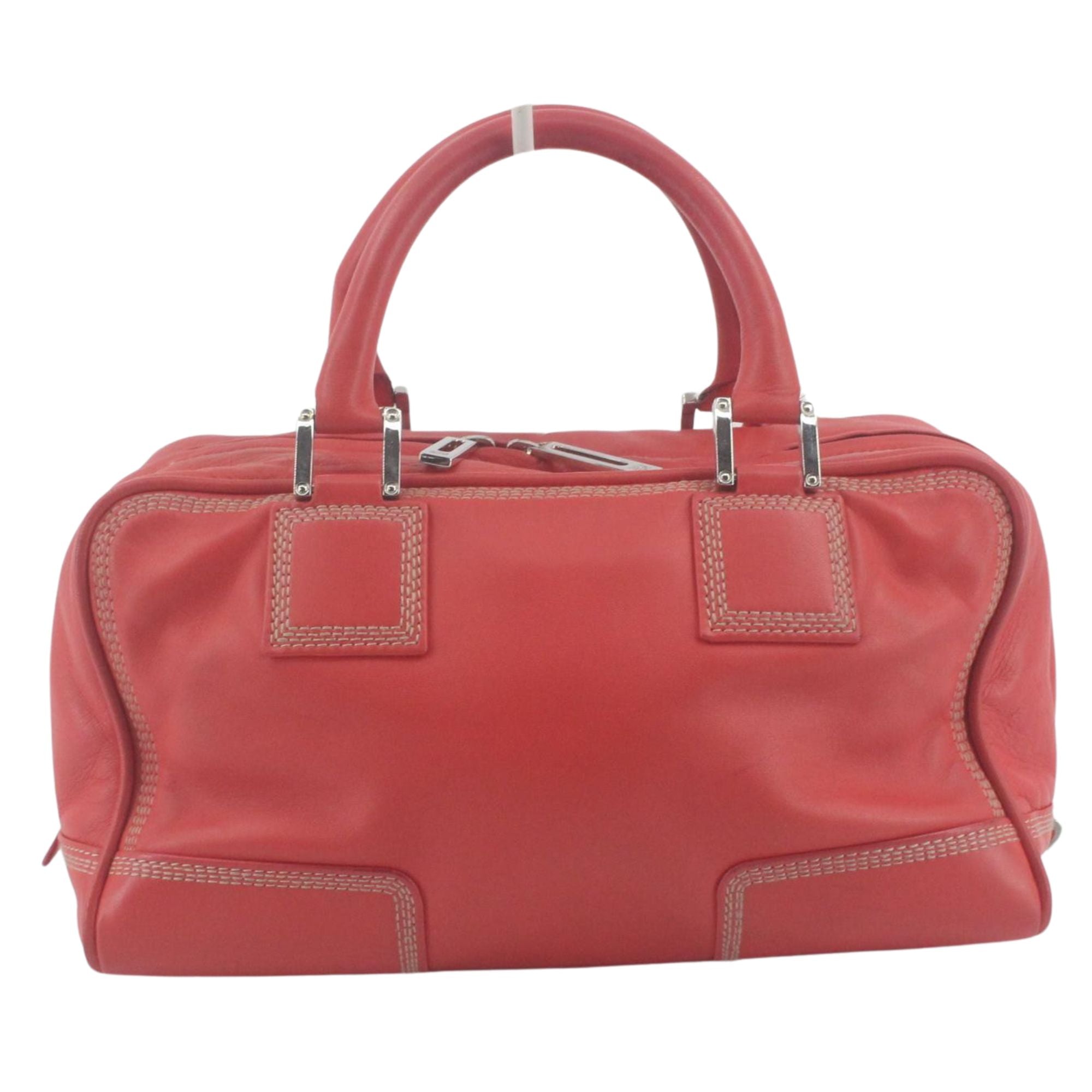 Bolso Loewe Amazona de piel roja – Un icono de la marroquinería española