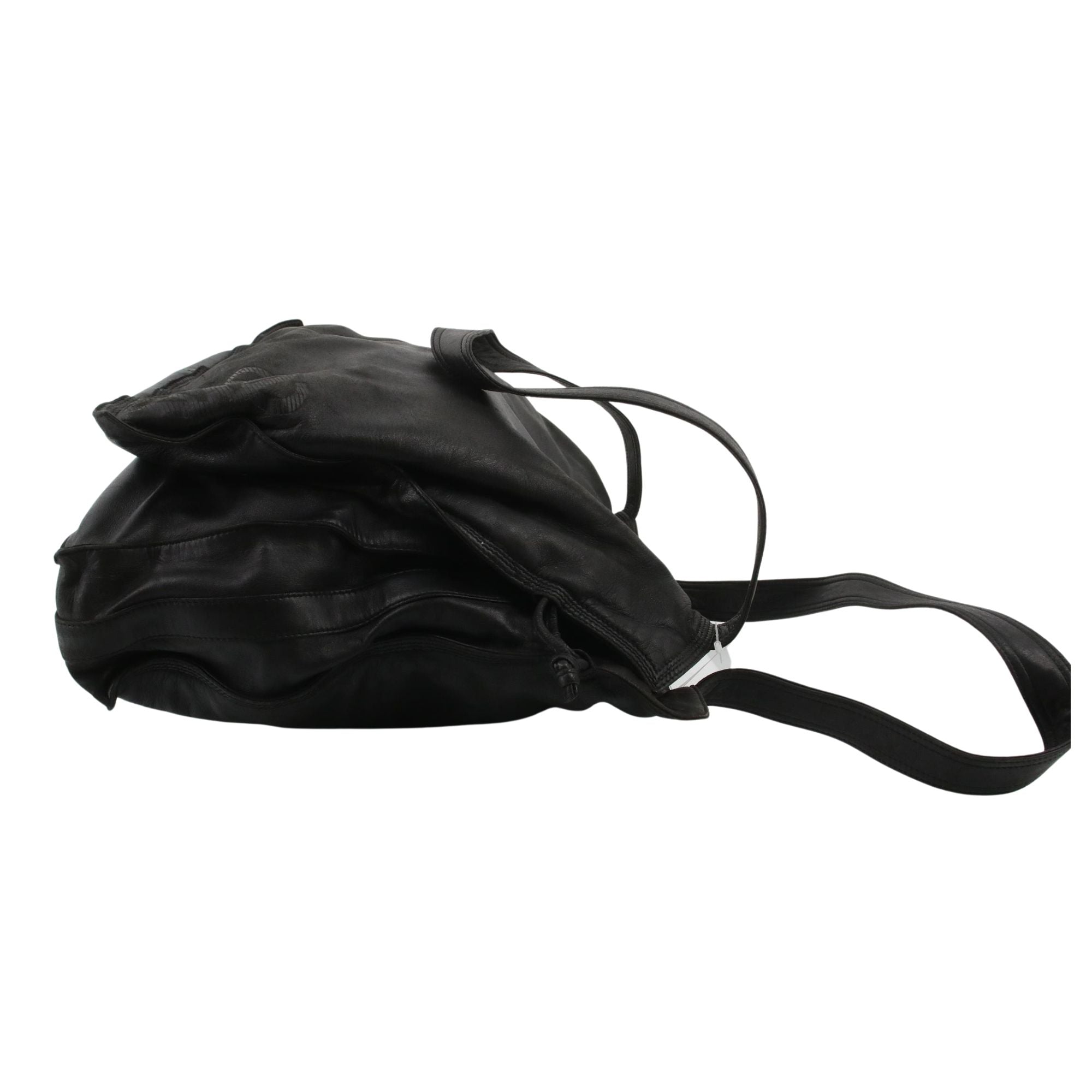 Bolso Loewe Vintage Negro de Piel Napa con Anagrama | Bolso Hobo de Lujo