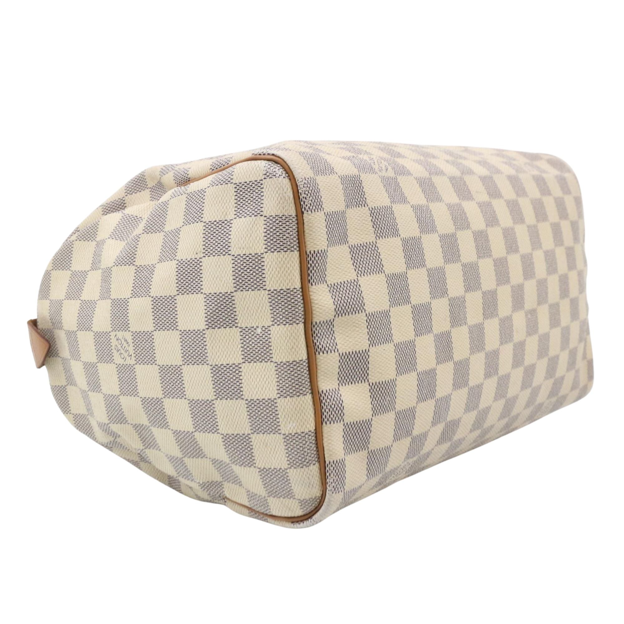 Louis Vuitton Speedy 30 Damier Azur | Bolso Vintage de Lujo