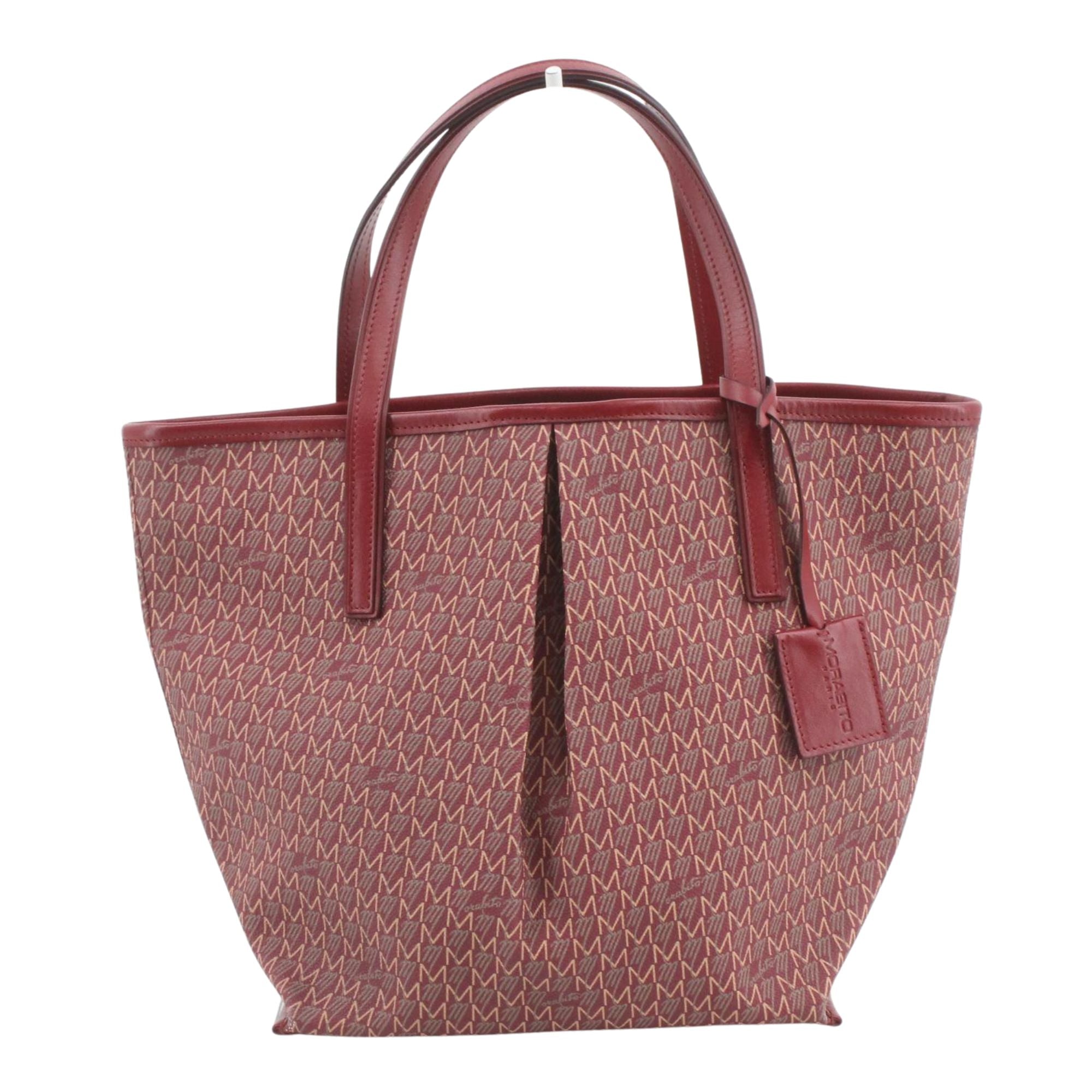 Morabito Paris bolso tote monograma burdeos