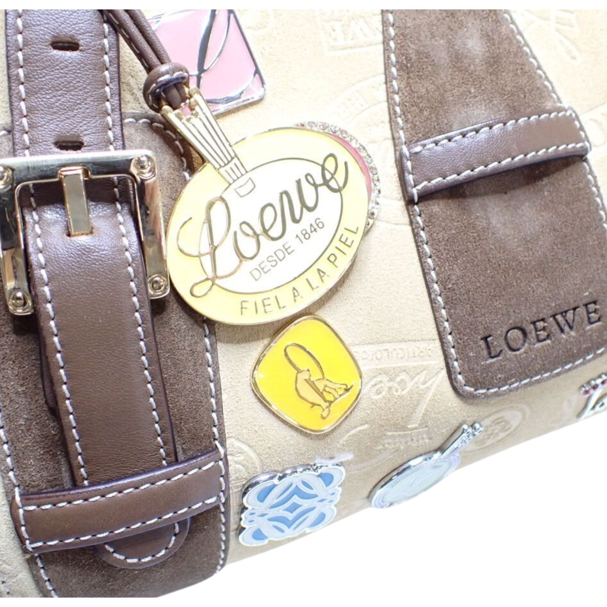 Bolso Loewe 160 Aniversario Edición Limitada en lona jacquard y piel