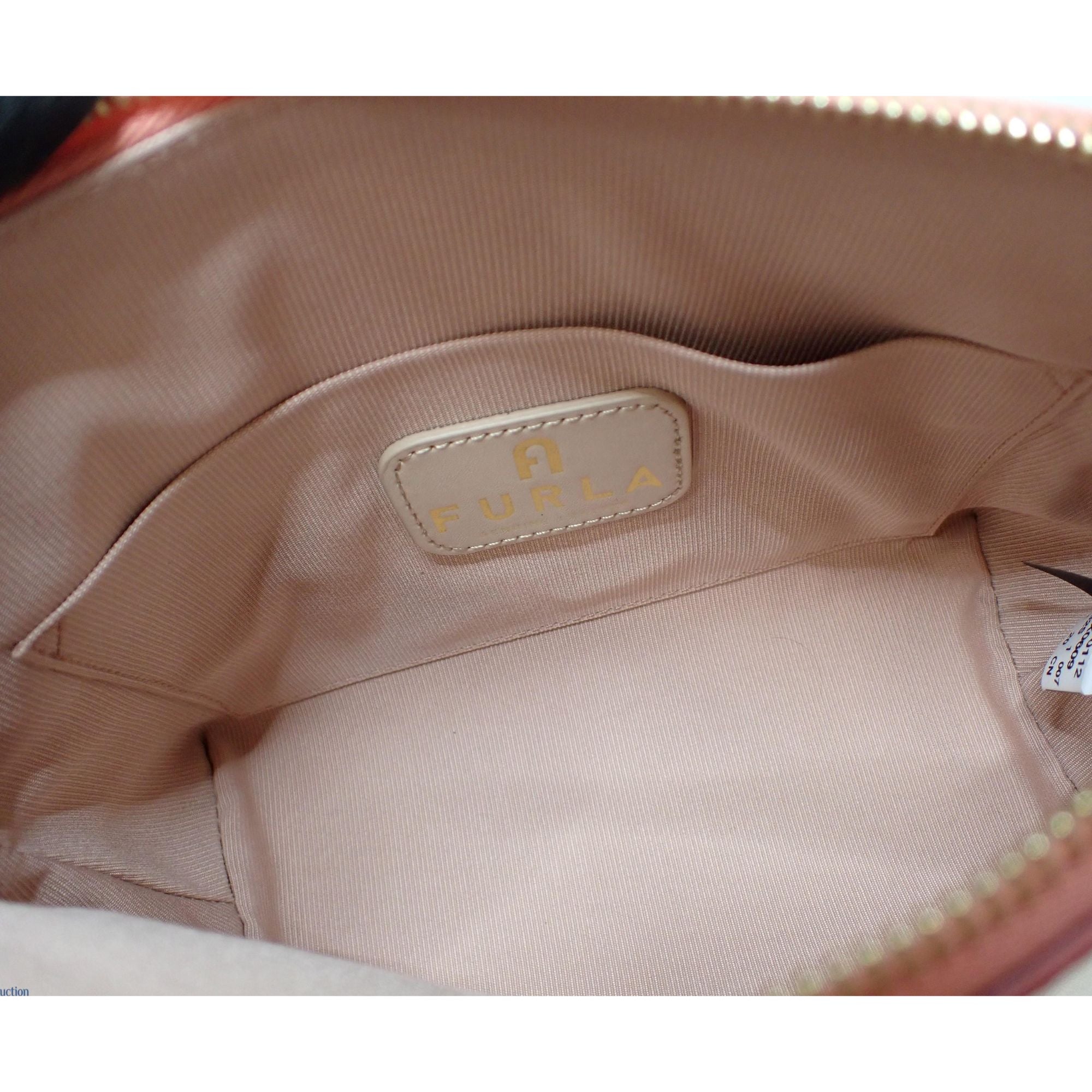 Furla Shoulder Bag Rosa con Pouch Floral