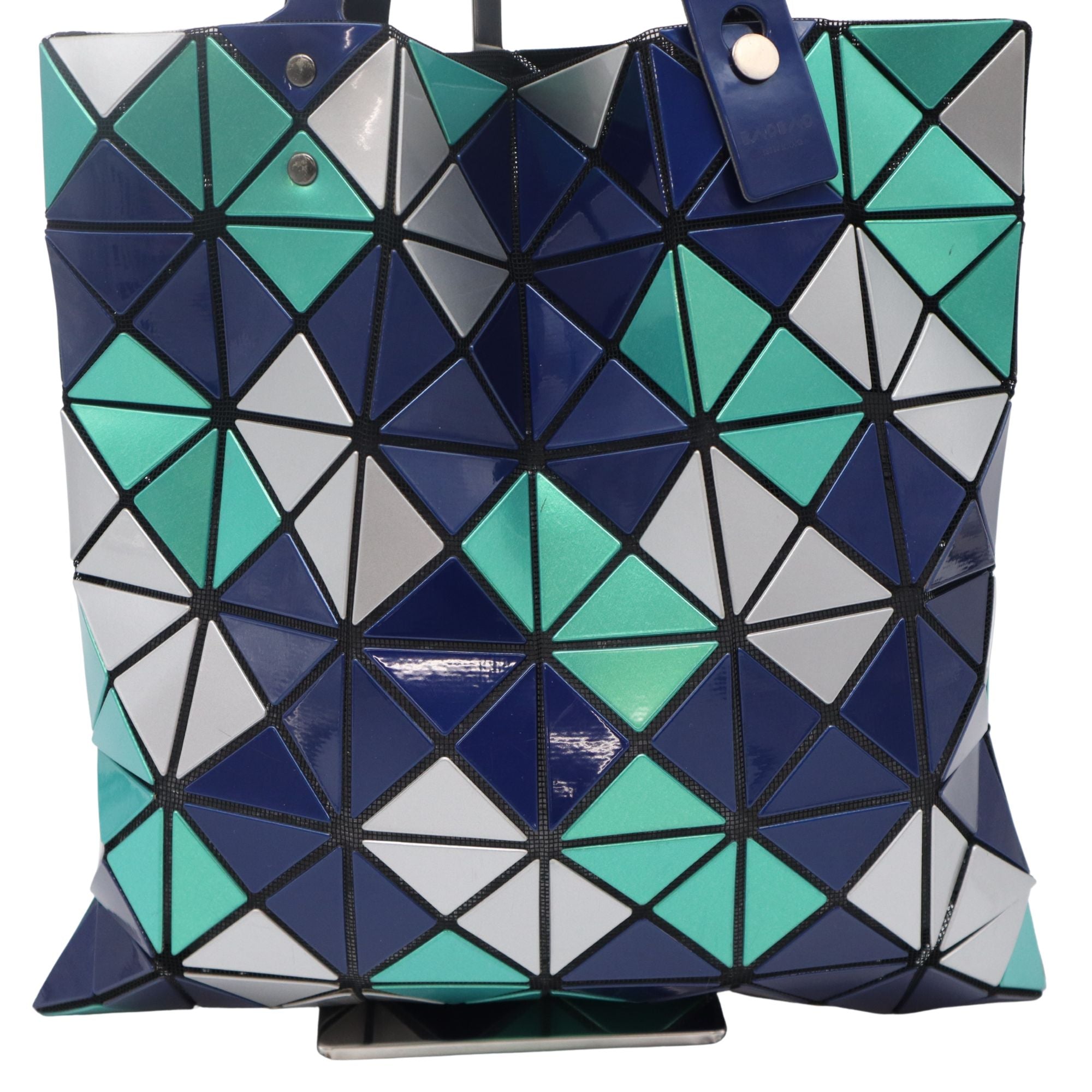 BAO BAO Issey Miyake Prism Tote multicolor azul, verde y blanco – Bolso shopper geométrico