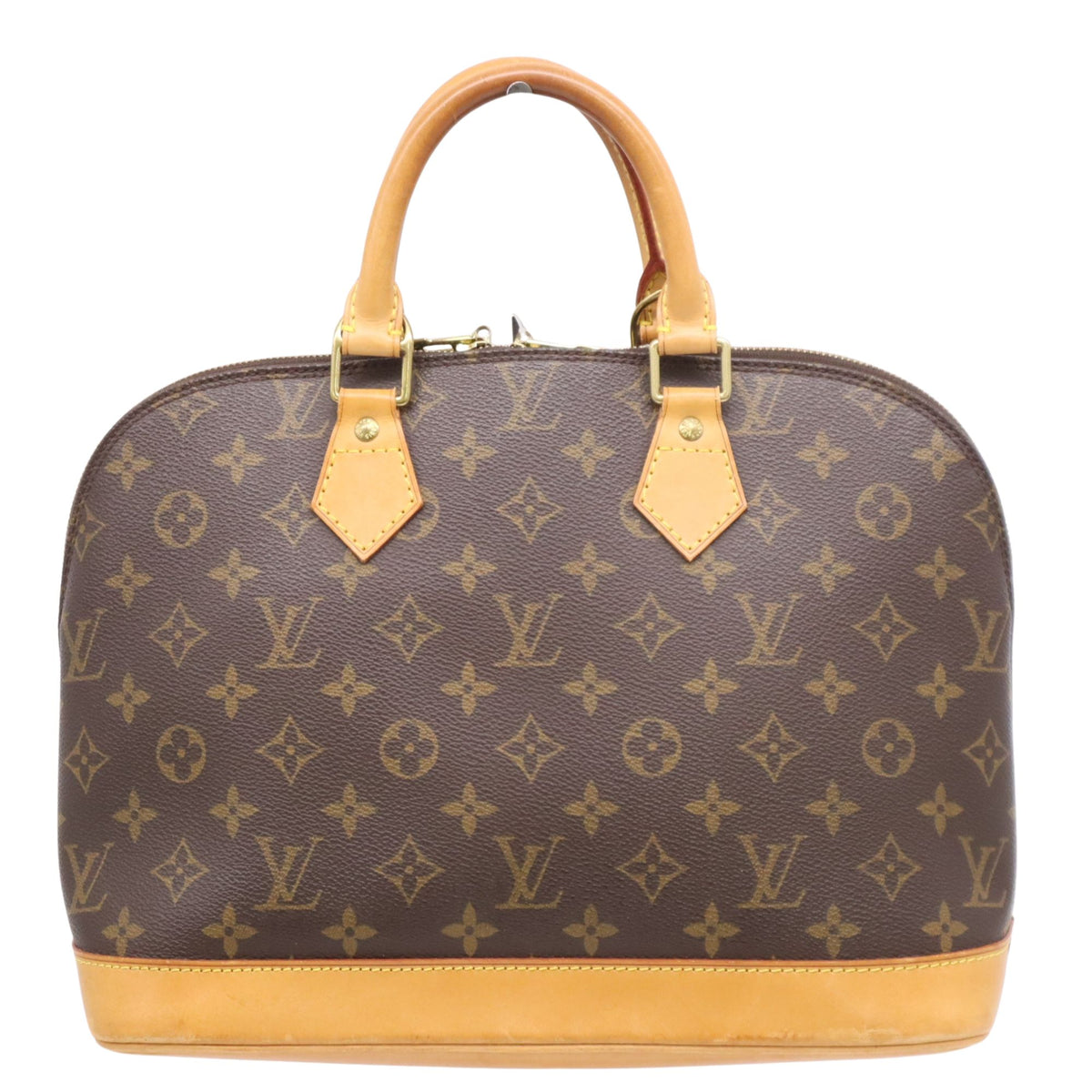 Louis Vuitton Alma PM Monogram – Bolso vintage de lona y piel natural