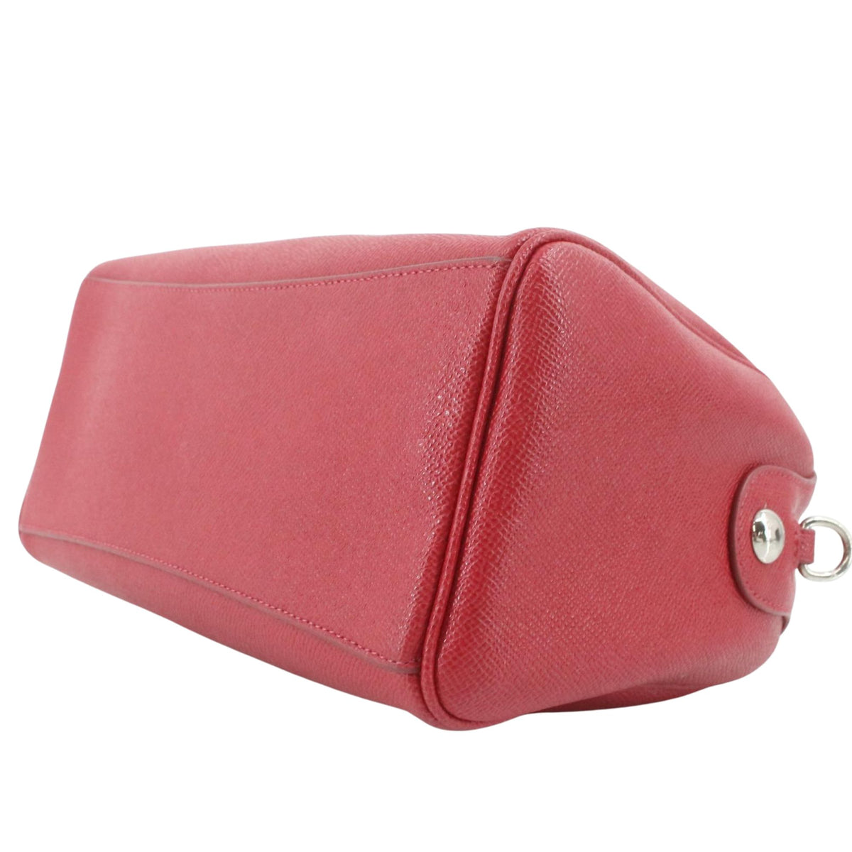 Coach Mini Bennett Satchel – Bolso de piel roja con herrajes plateados