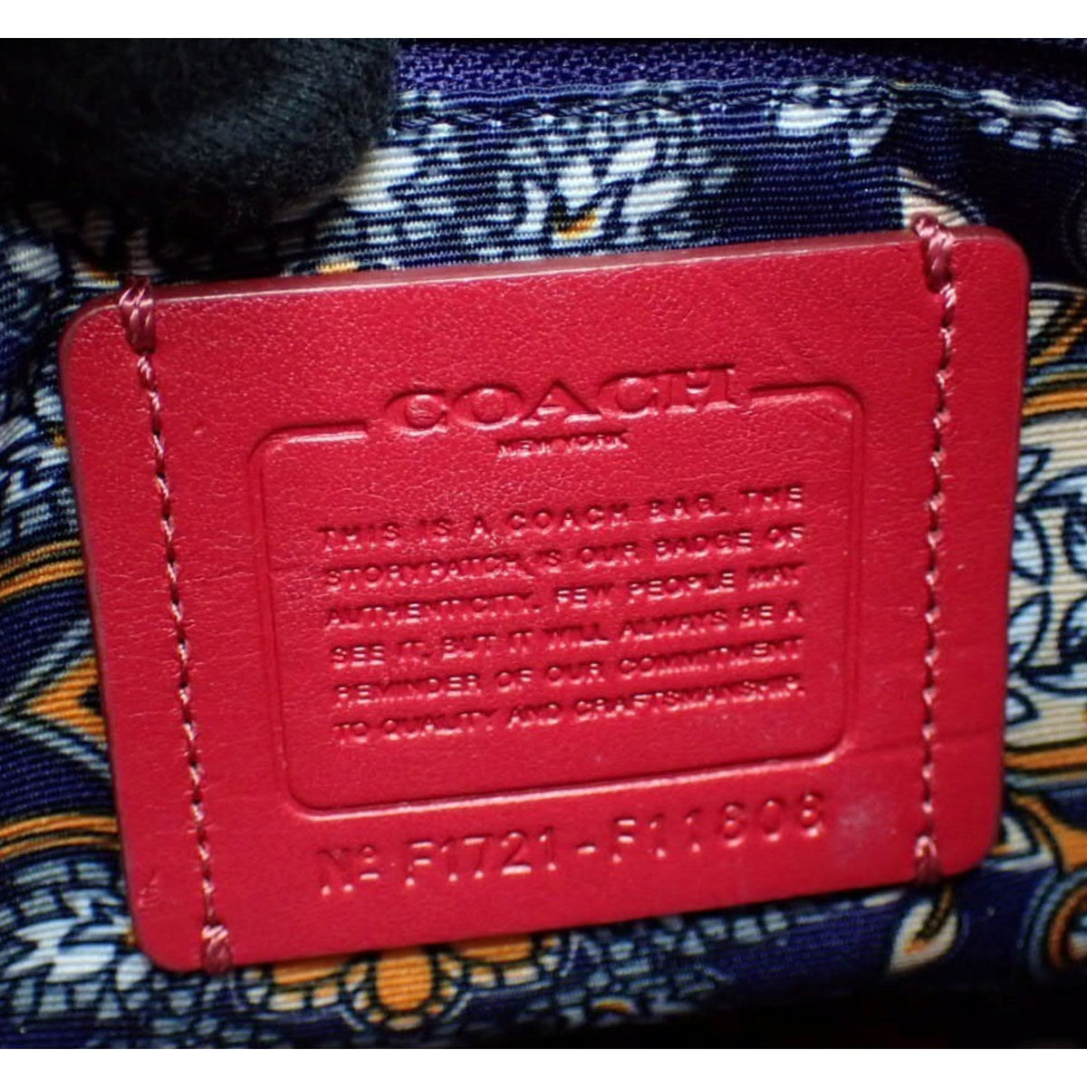 Coach Mini Bennett Satchel – Bolso de piel roja con herrajes plateados
