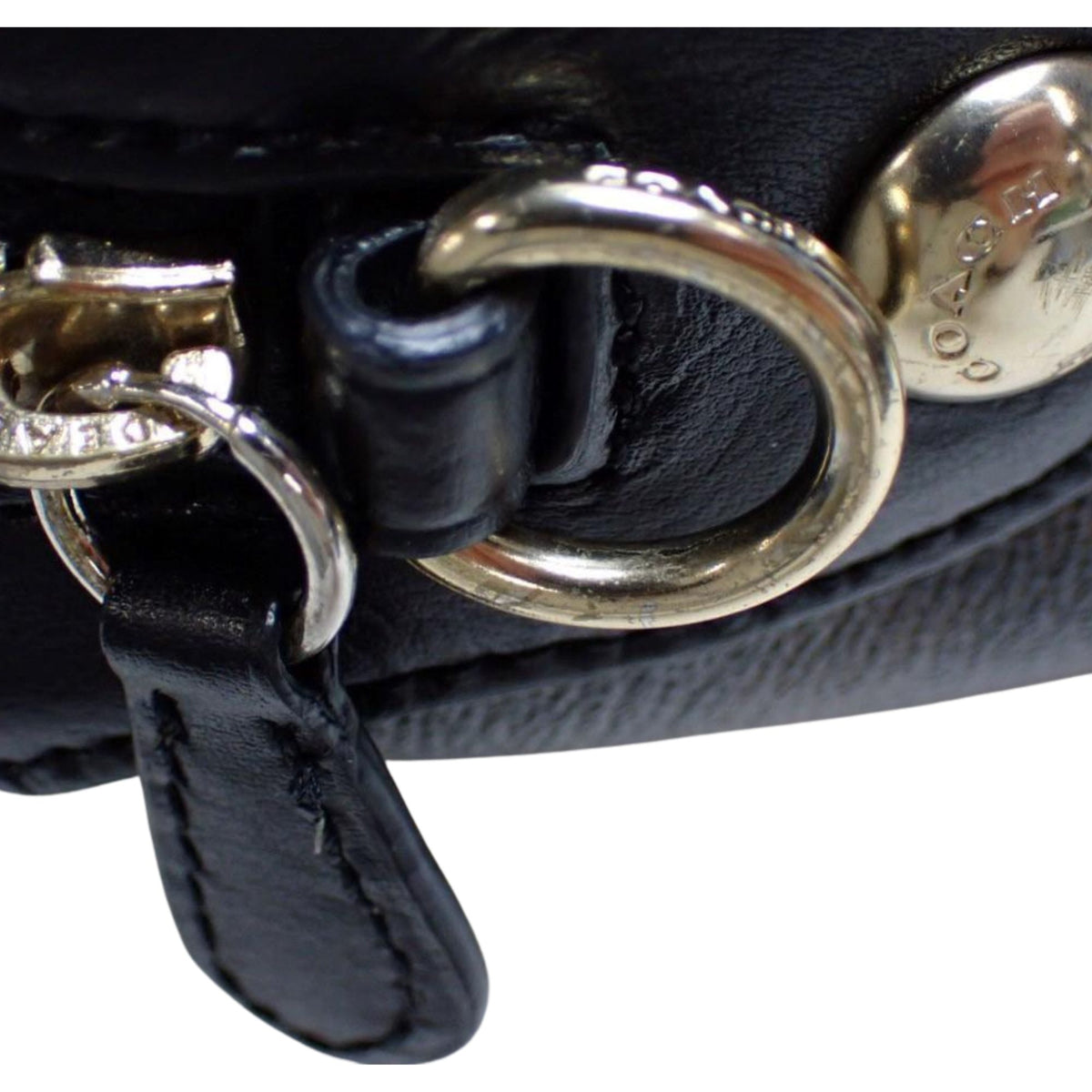 Coach Mini Bennett Satchel Signature – Bolso pequeño marrón y negro con bandolera