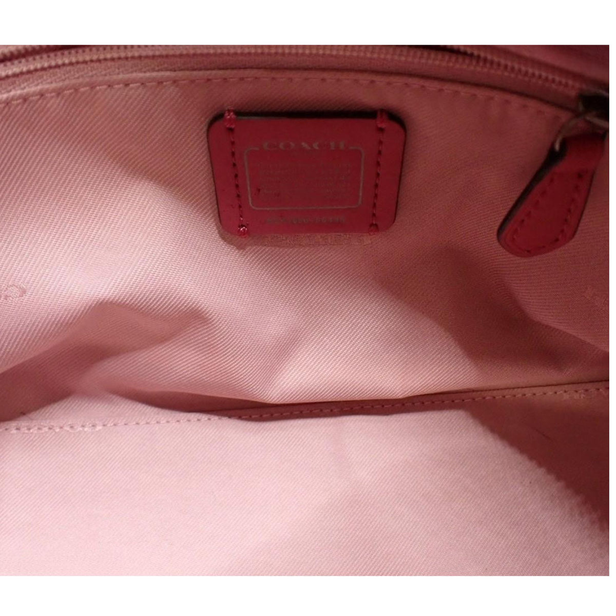 Coach Swagger 27 – Bolso de piel rosa con herrajes plateados y bandolera