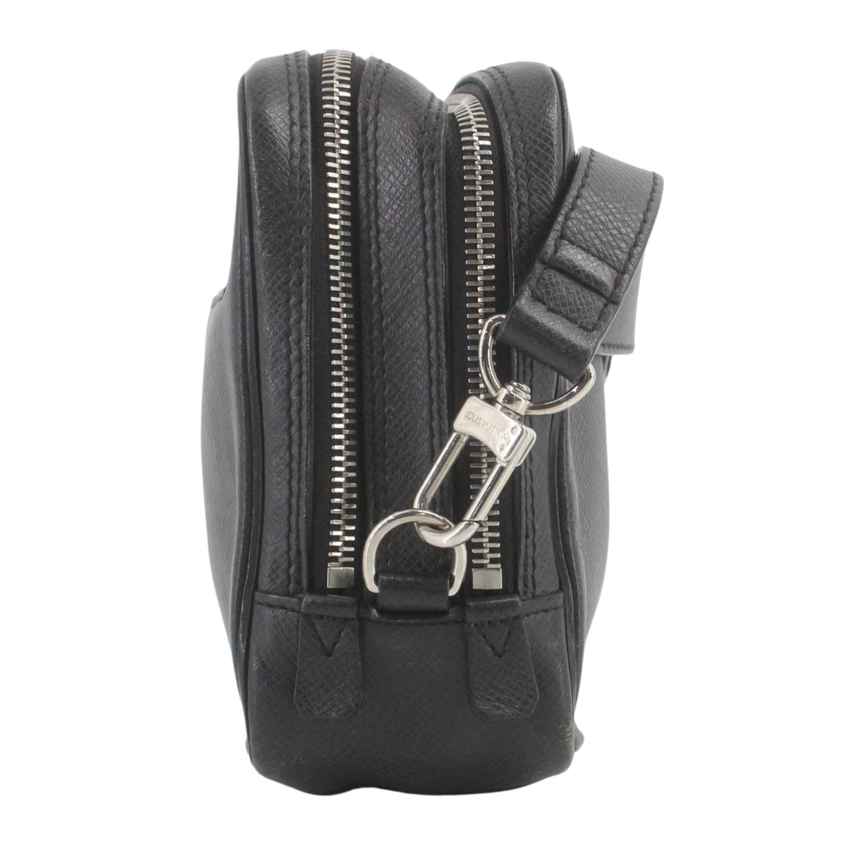 Louis Vuitton Neo Pavel Taiga Ardoise – Bolso de mano de piel negra