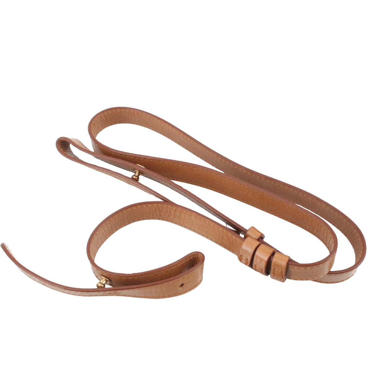 See by Chloé – Bolso de piel camel con herrajes dorados y bandolera