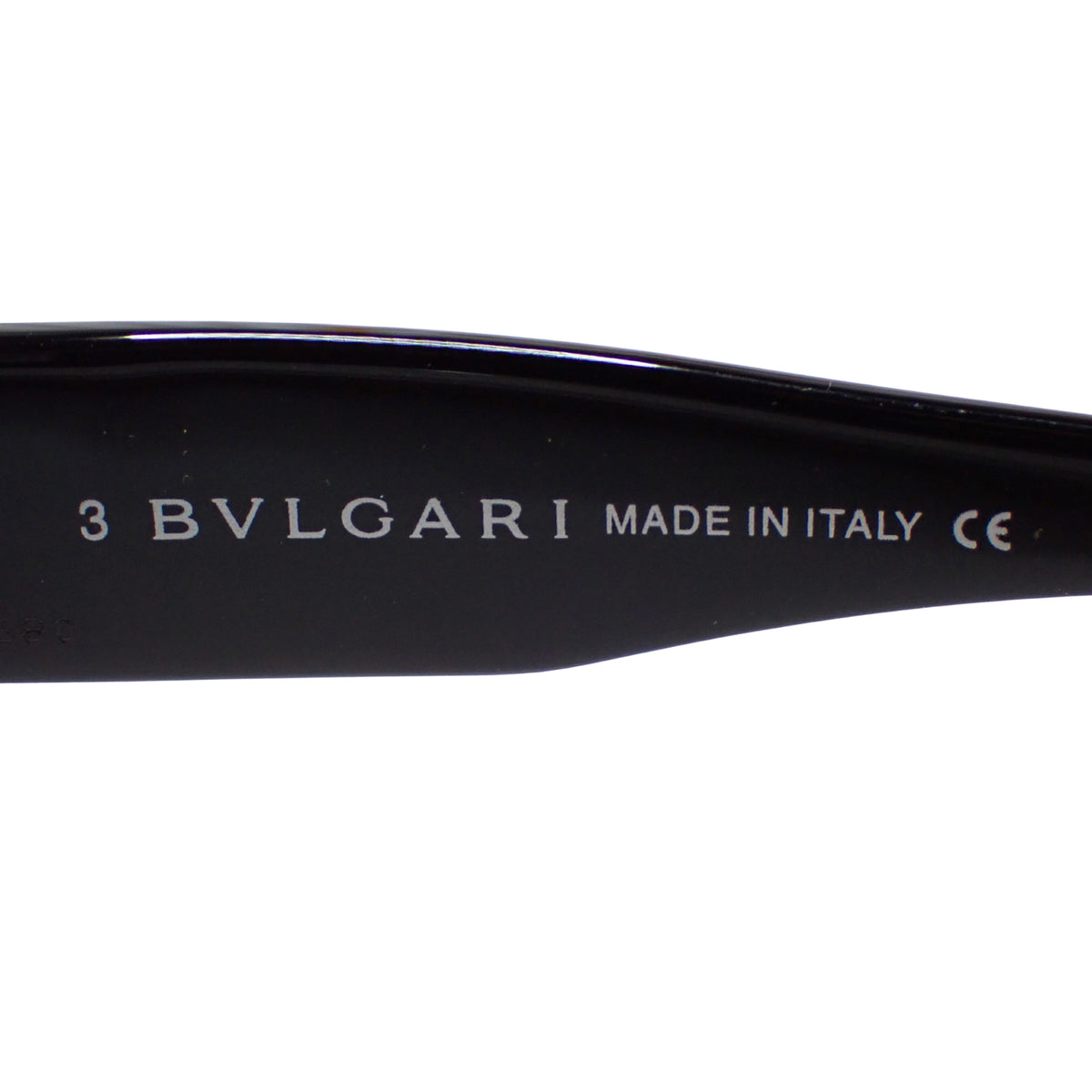 Gafas de sol BVLGARI 810 vintage – Montura burdeos y negra con detalles plateados