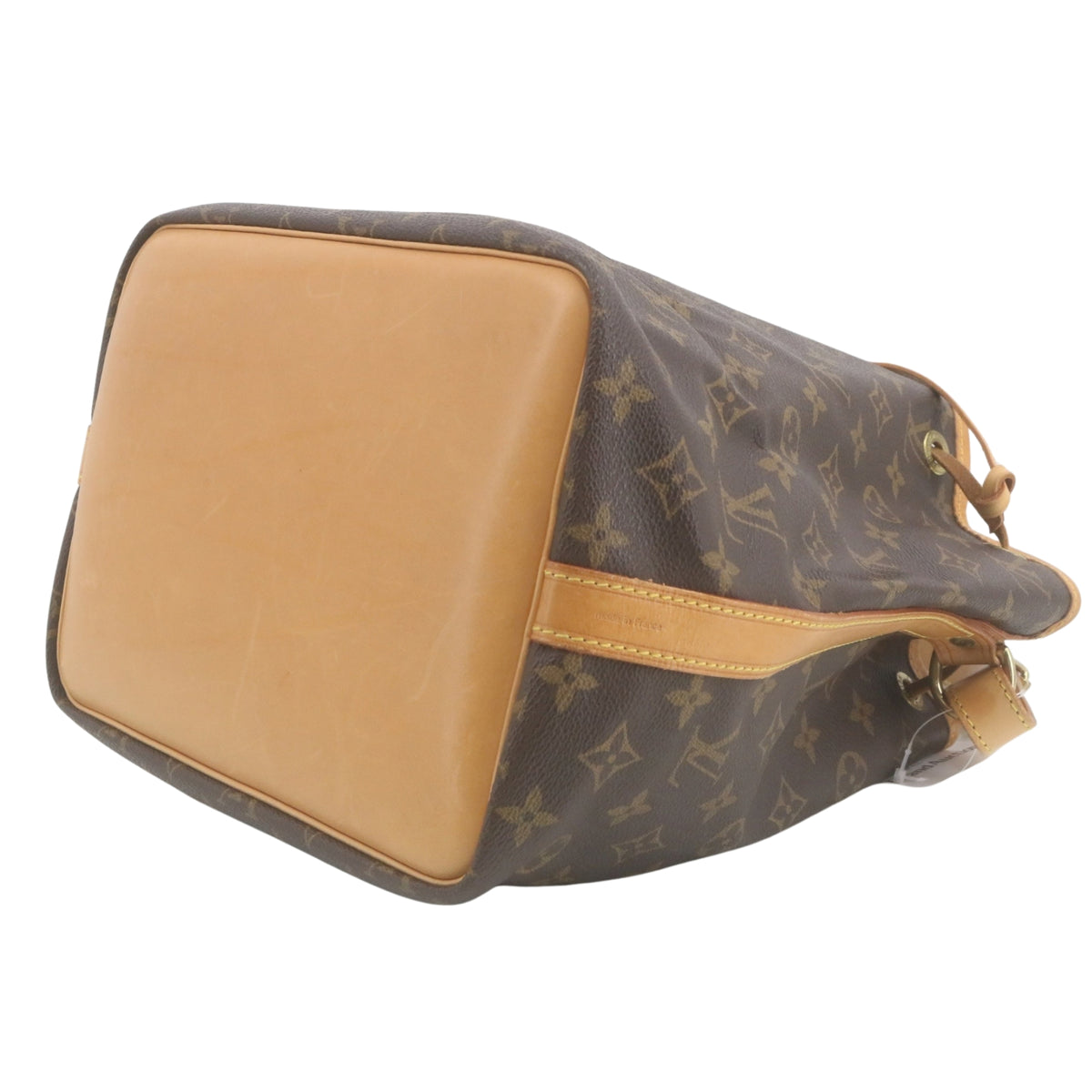 Louis Vuitton Petit Noé Monogram Vintage – Bolso de Hombro de Lona y Piel Natural