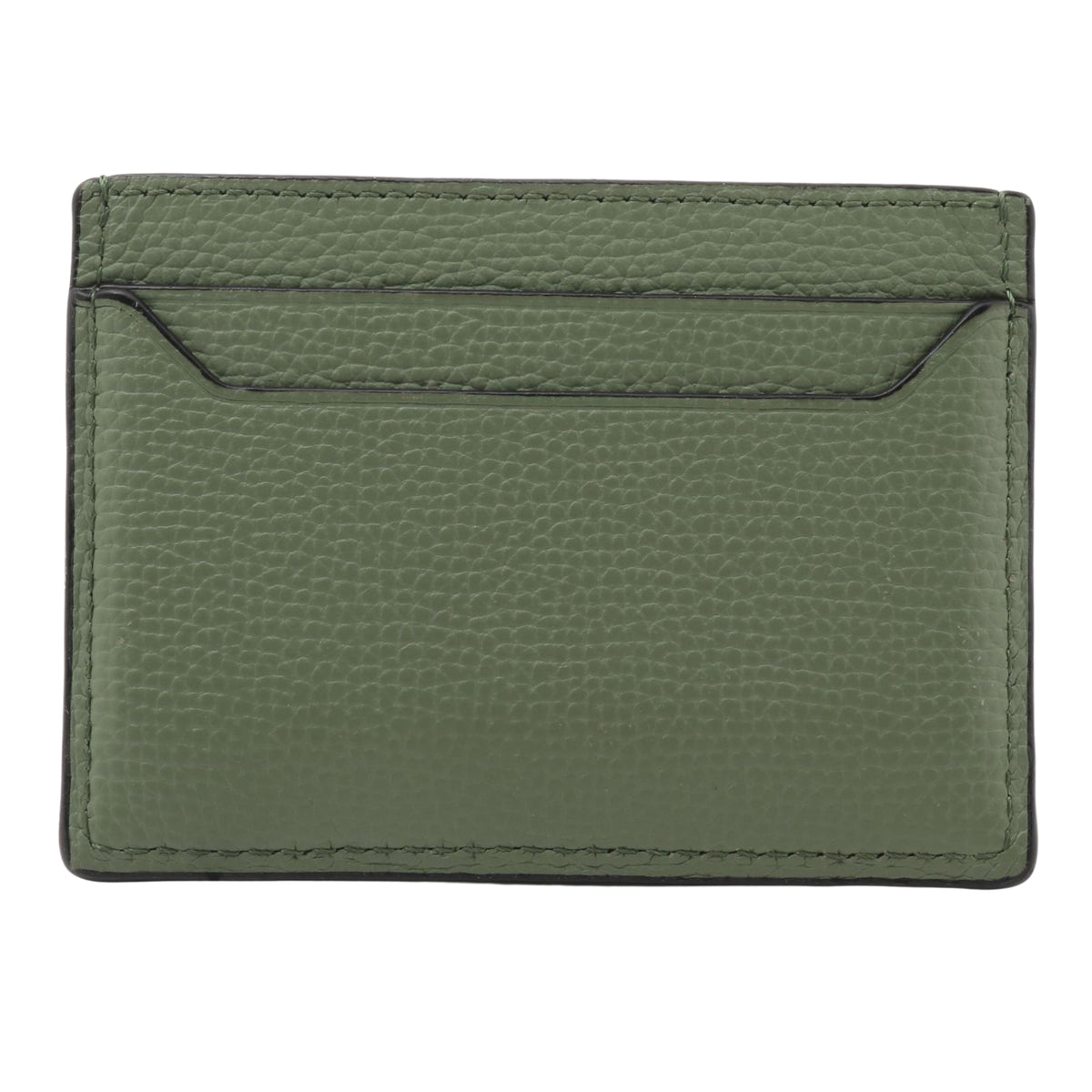 Loewe Anagram Tarjetero de Piel Verde Salvia con Logo Metálico