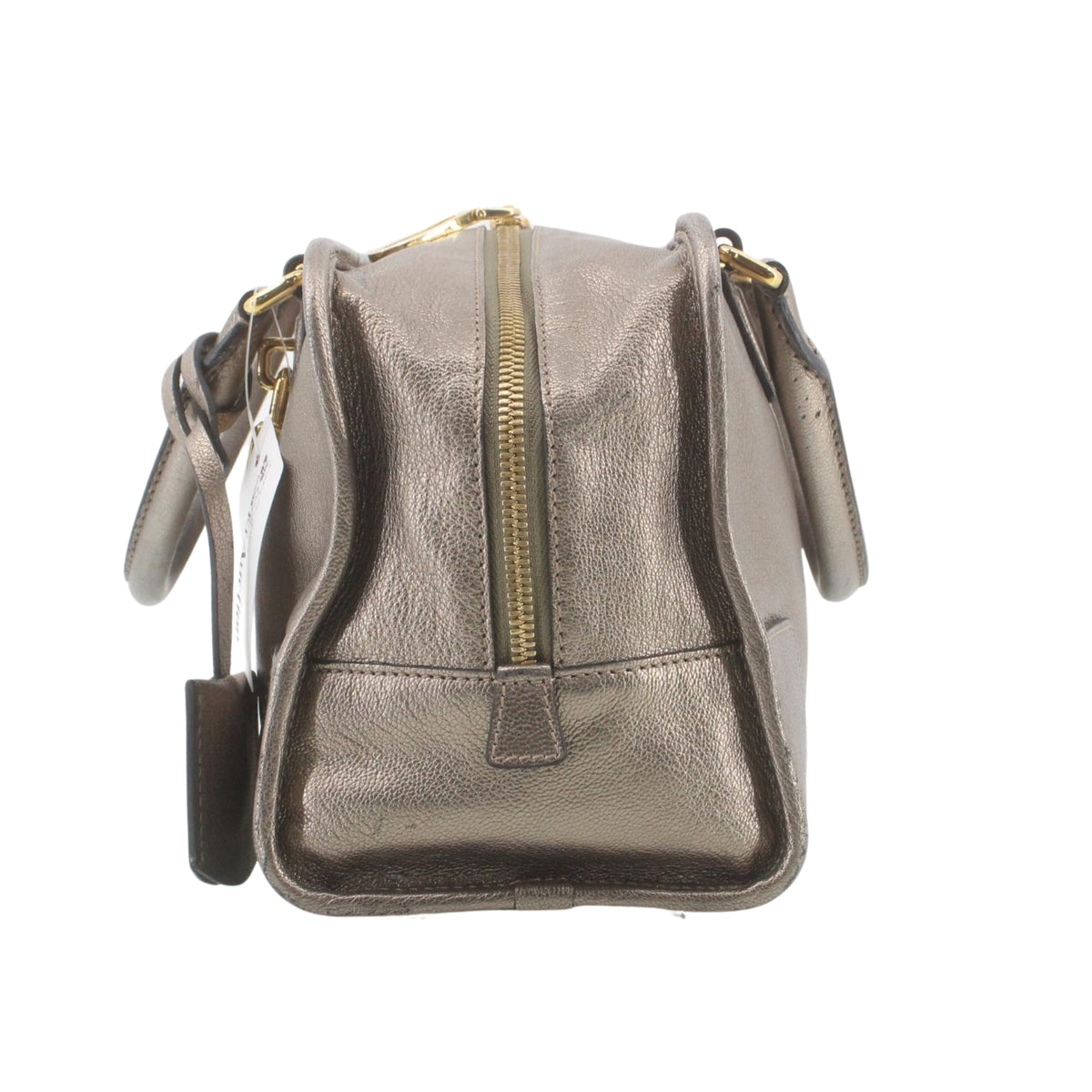 Loewe Amazona 28 Vintage de Piel Metalizada Bronce con Anagrama