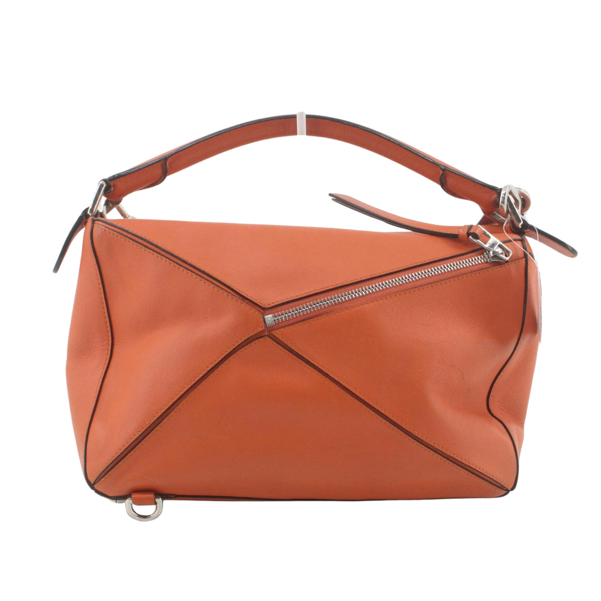 Loewe Puzzle Original de Piel Naranja Terracota – Bolso de Lujo Preloved