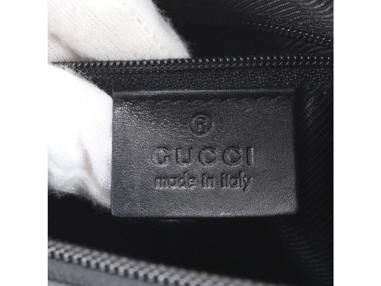 Gucci GG Canvas Shoulder Bag Negra Vintage