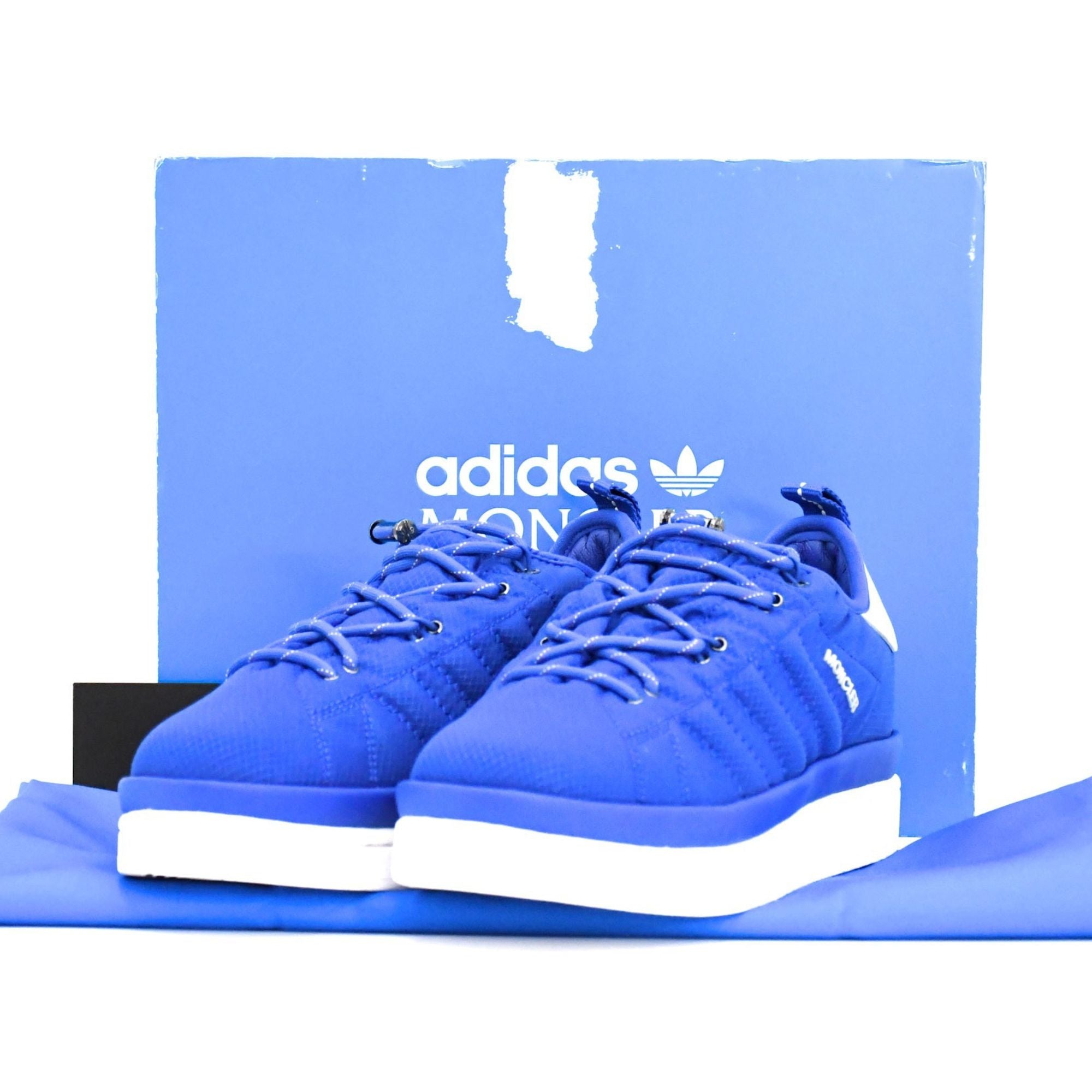 Zapatillas Moncler x Adidas – Edición limitada – Azul eléctrico