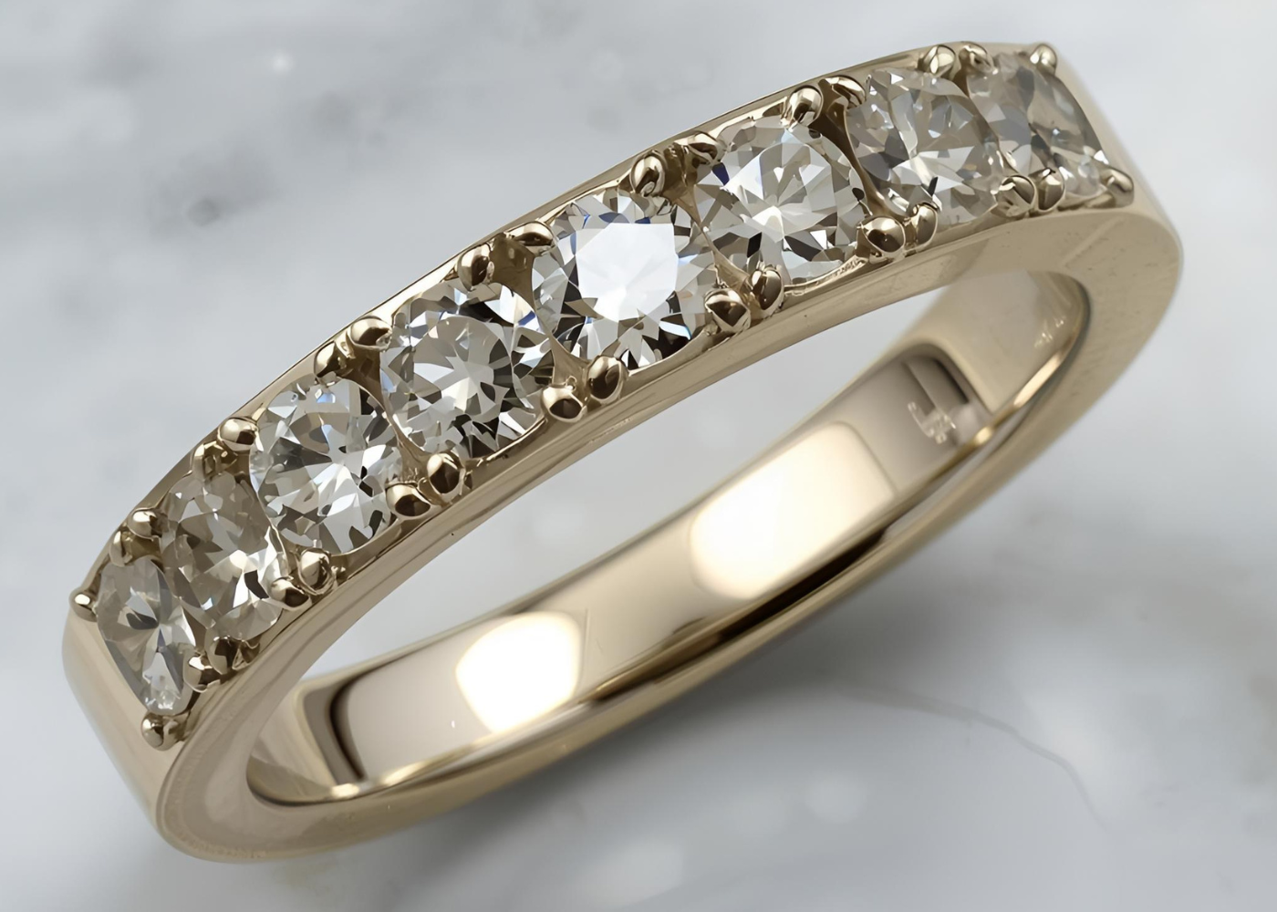 🧱 Guía de joyas: anillos con engaste en canal — elegancia y seguridad en armonía