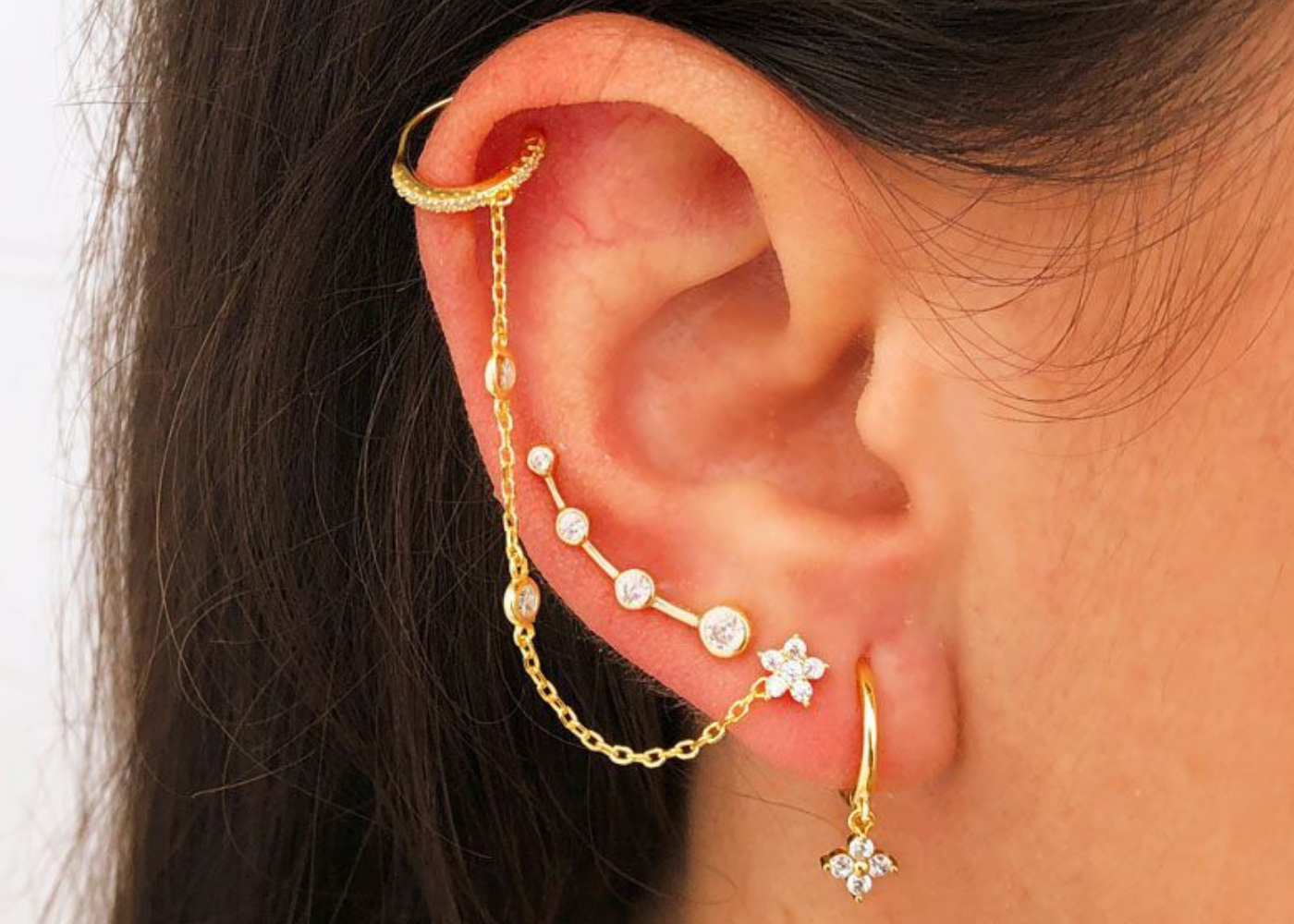 🌿 Guía de joyas: pendientes tipo trepadores — el diseño que recorre la oreja