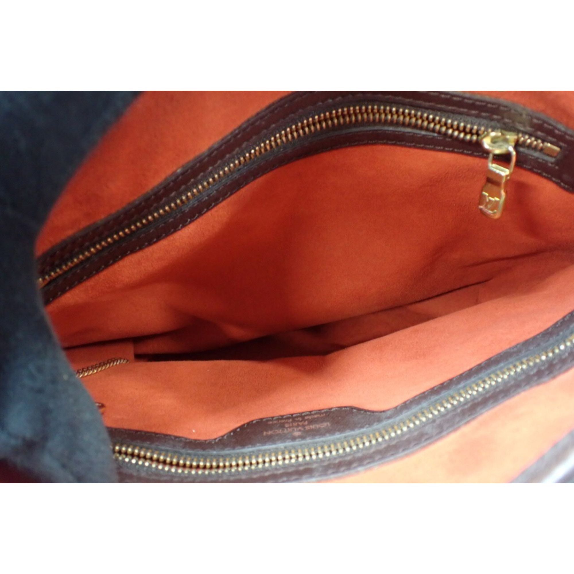 Louis Vuitton Marais Damier Ebene Bucket Bag Vintage