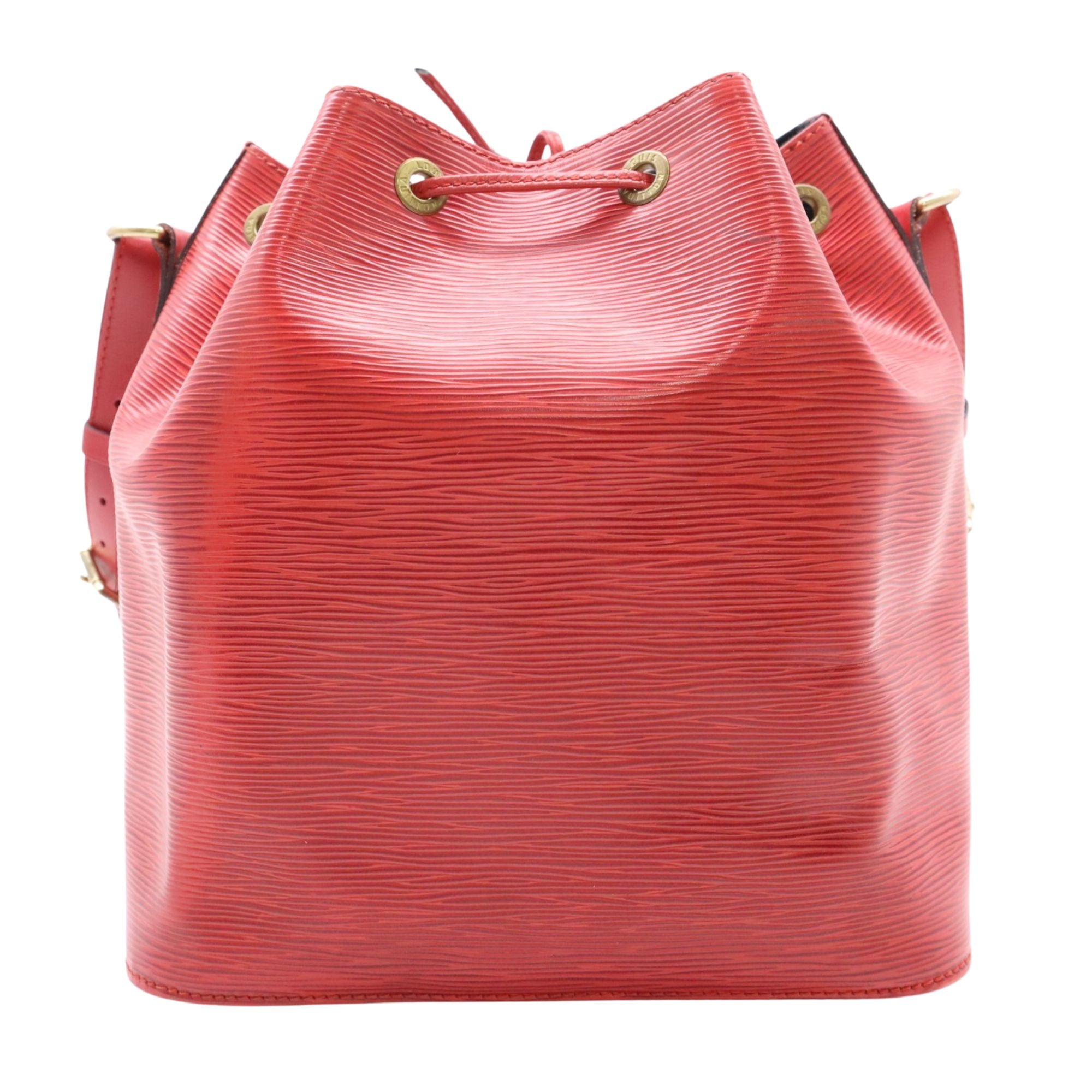 Louis Vuitton Noé Epi Red Shoulder Bag