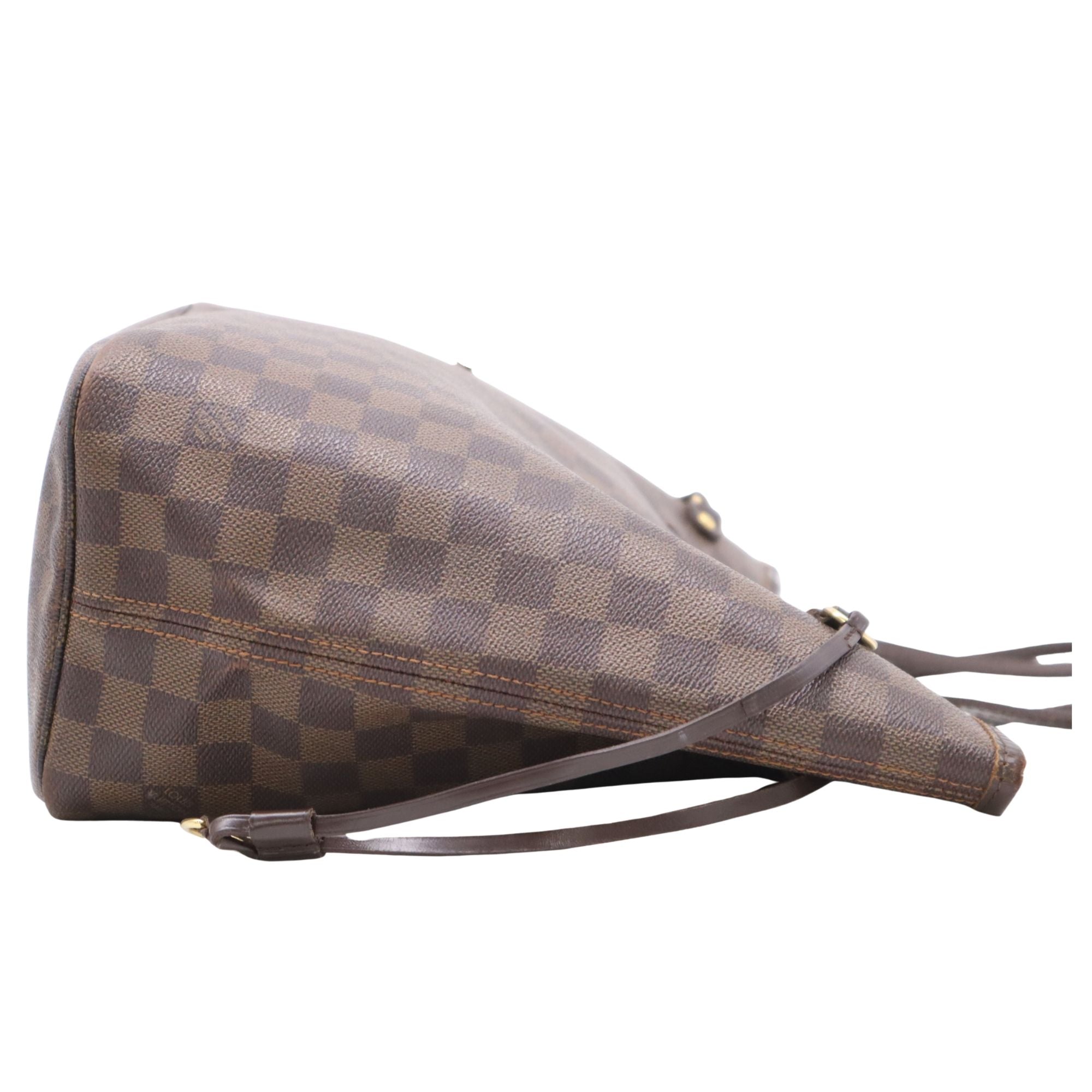 Louis Vuitton Neverfull MM Damier Ebene Tote Bag